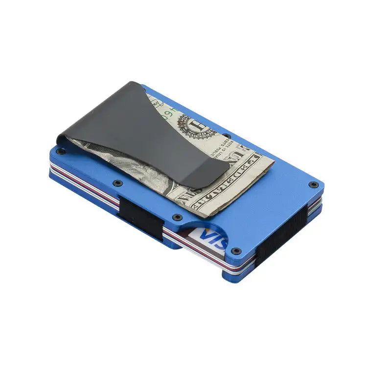 Durable Carbon Fiber Wallet for Men and Women, Aluminum Alloy Card Holder & Money Clip