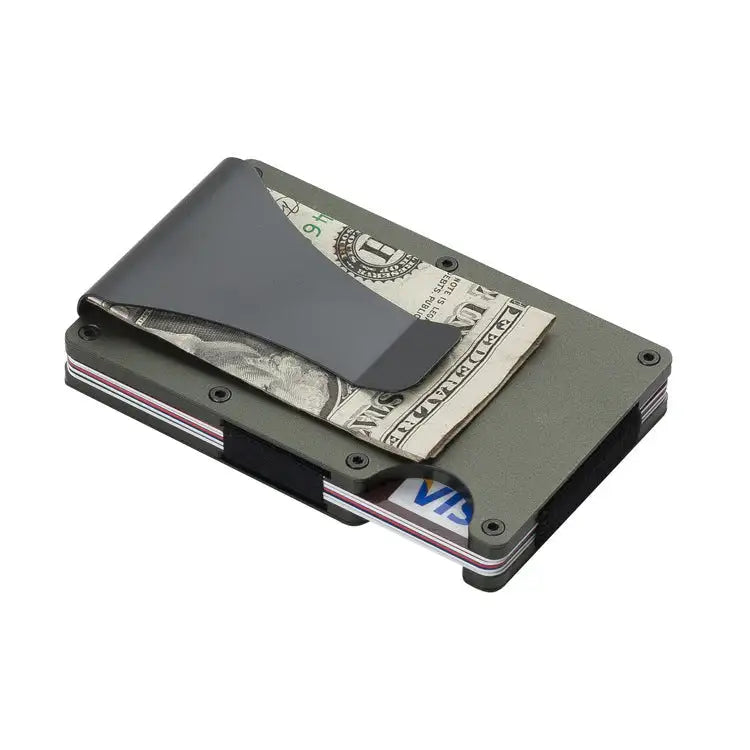 Durable Carbon Fiber Wallet for Men and Women, Aluminum Alloy Card Holder & Money Clip