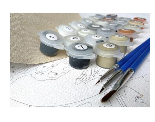 Central Park Evening - DIY Painting By Numbers Kit