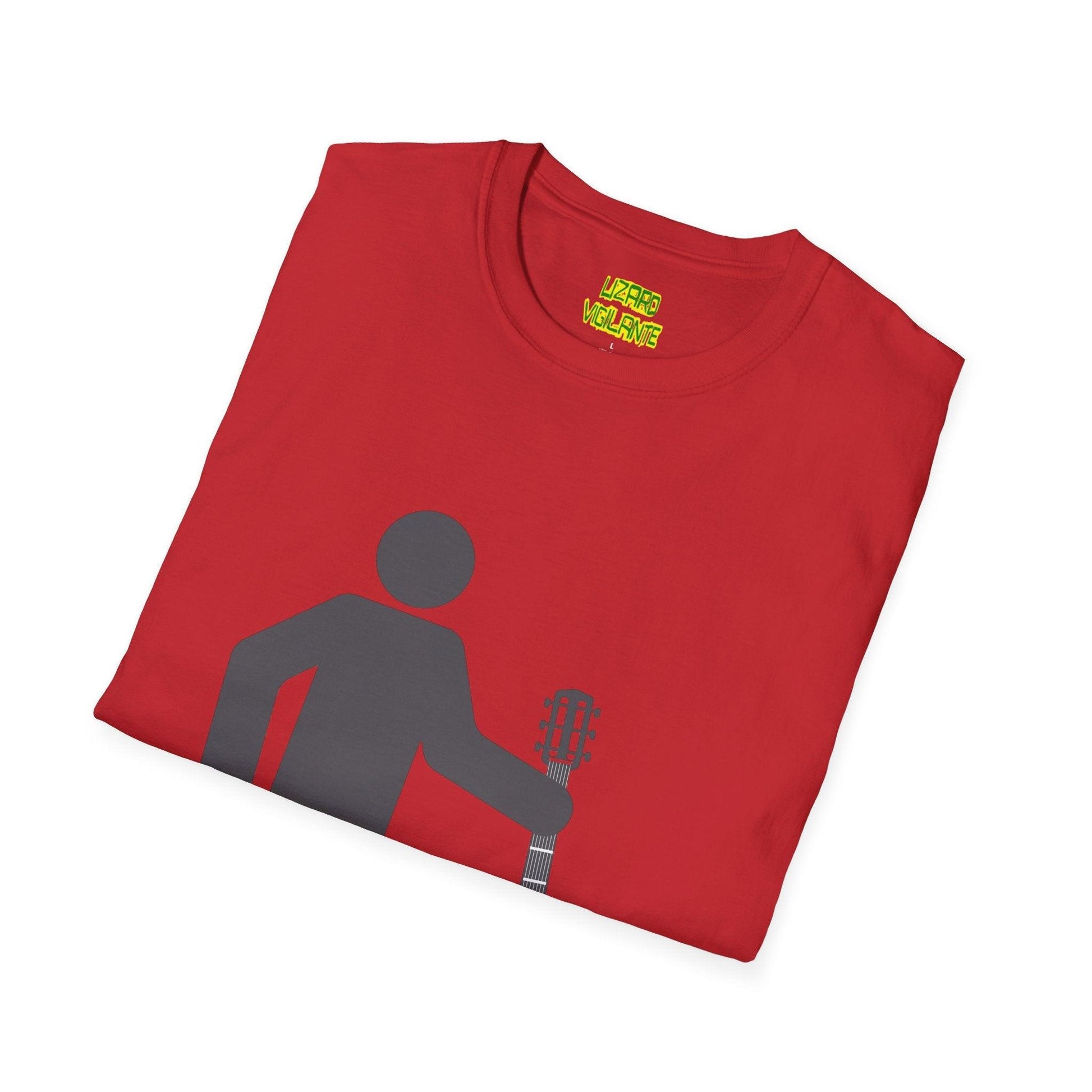 GuitarMan Unisex Softstyle T-Shirt - Lizard Vigilante