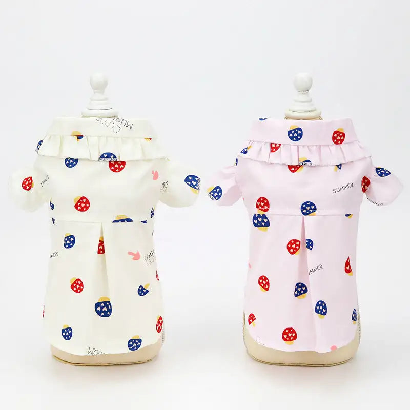 Pet Clothes Puppy Clothes Thin Pet Clothes Teddy Dog Cat Clothes Spring