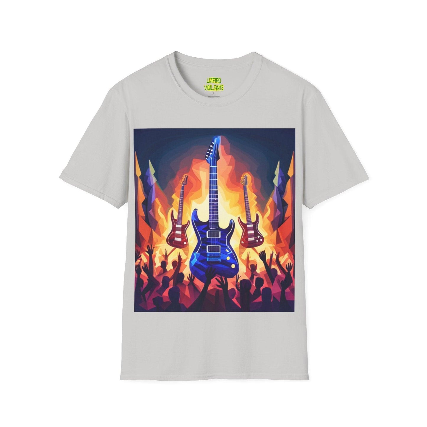 Concert Hero Guitars Unisex Softstyle T-Shirt - Lizard Vigilante