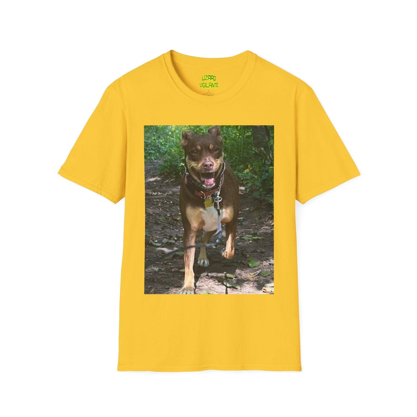 Primo the Band Dog Unisex Softstyle T-Shirt - Lizard Vigilante