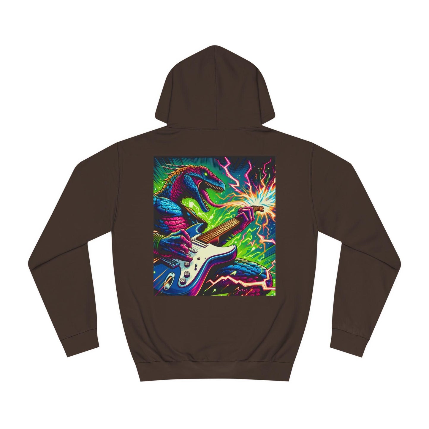 Lizard RockStar Unisex College Hoodie - Premium Hoodie from Printify - Just $54.16! Shop now at Lizard Vigilante