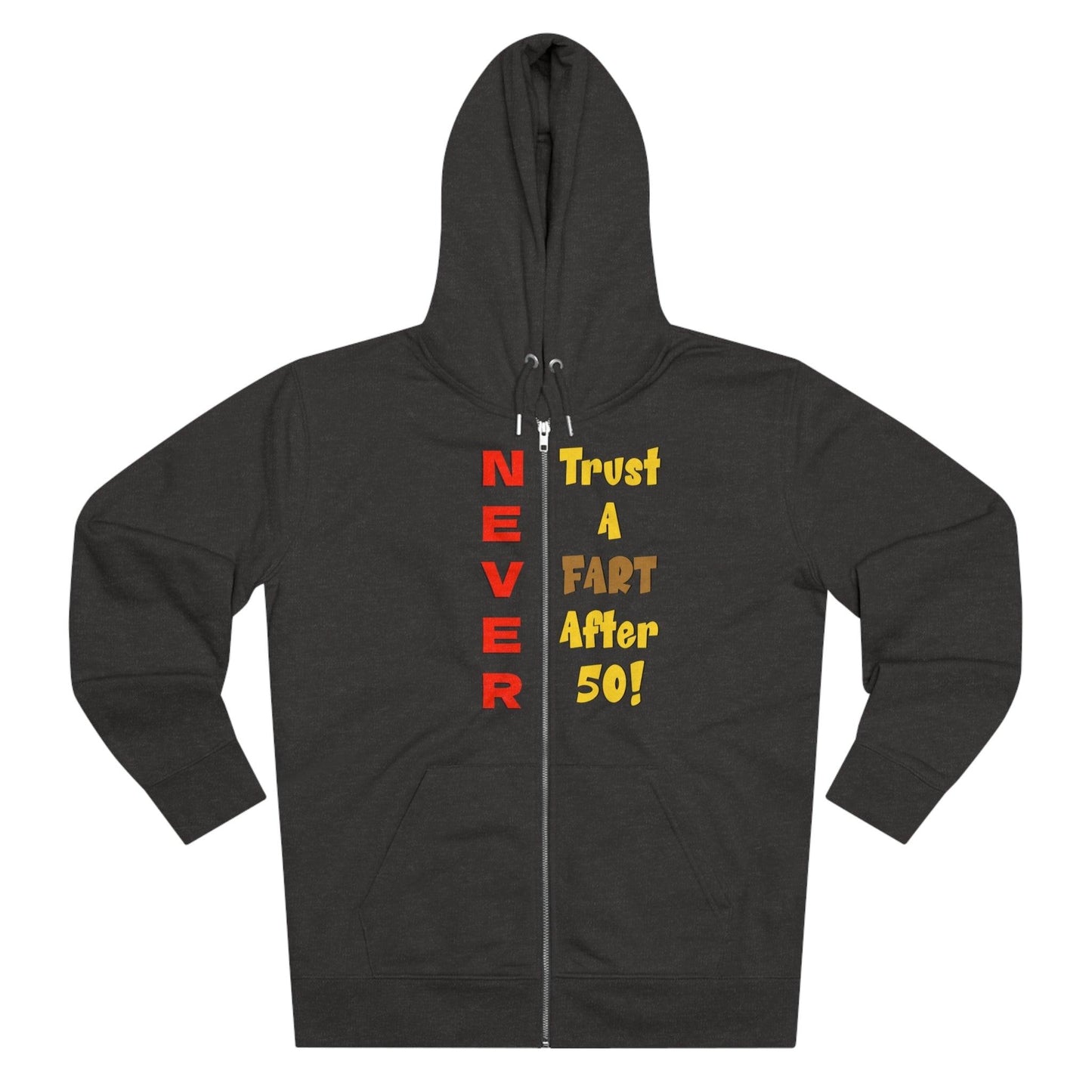 NEVER Trust A Fart After Fifty! Men's Cultivator Zip Hoodie - Lizard Vigilante