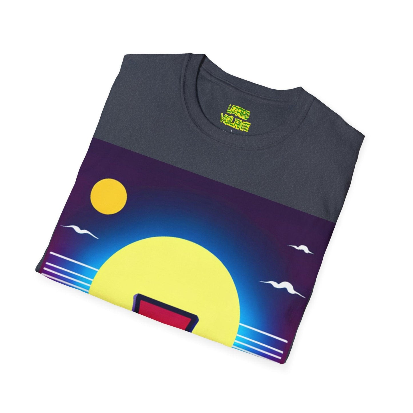 Eclipsed Sevened Unisex Softstyle T-Shirt - Lizard Vigilante