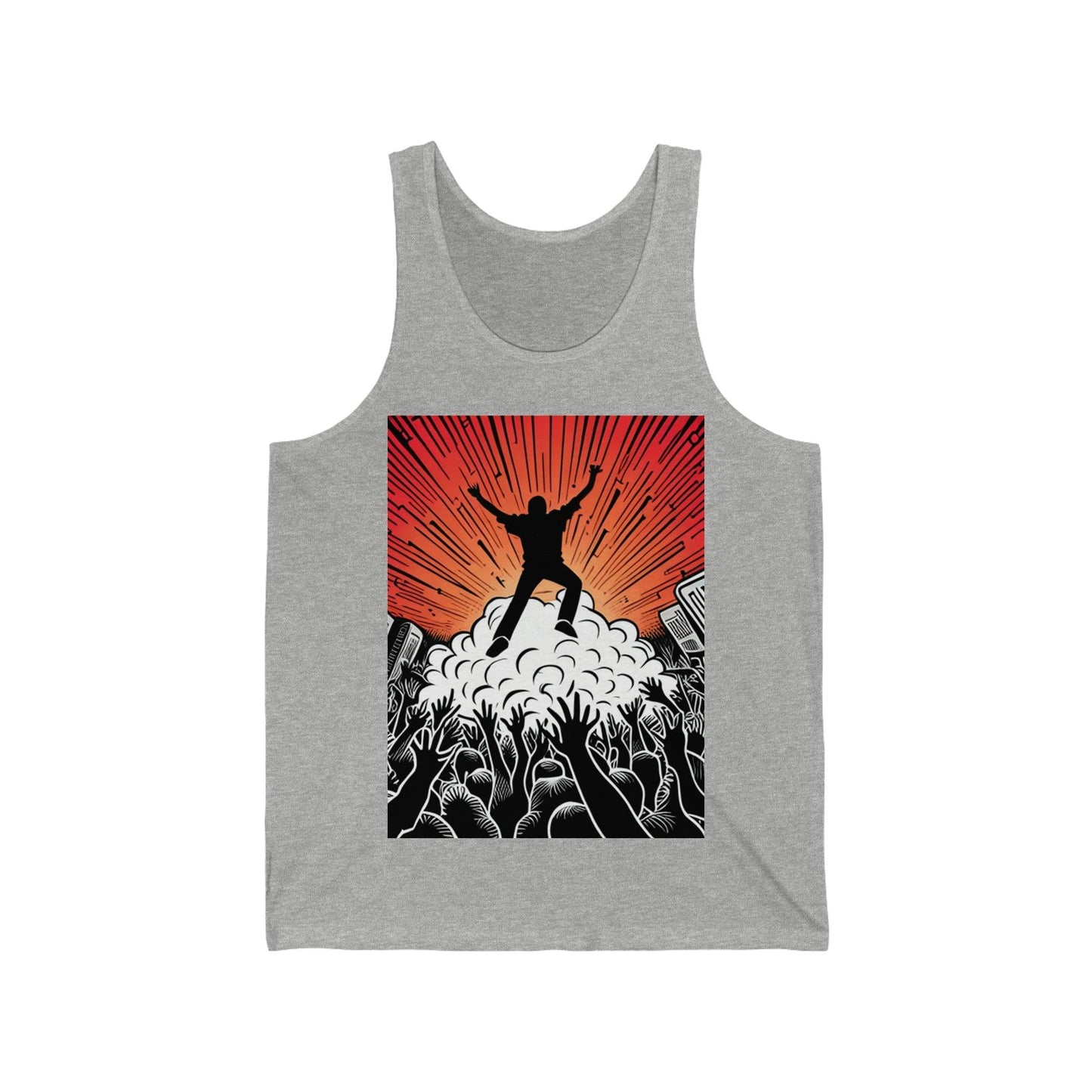 Metal Concert Unisex Jersey Tank - Lizard Vigilante