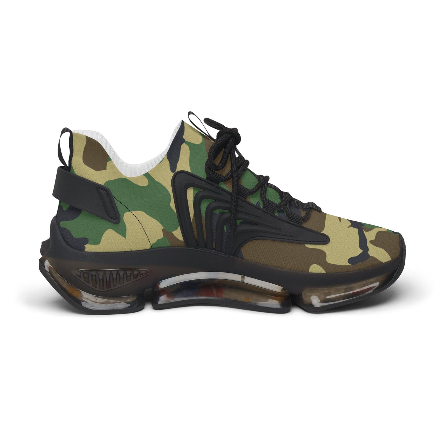 Green Camouflage Women's Mesh Sneakers - Lizard Vigilante