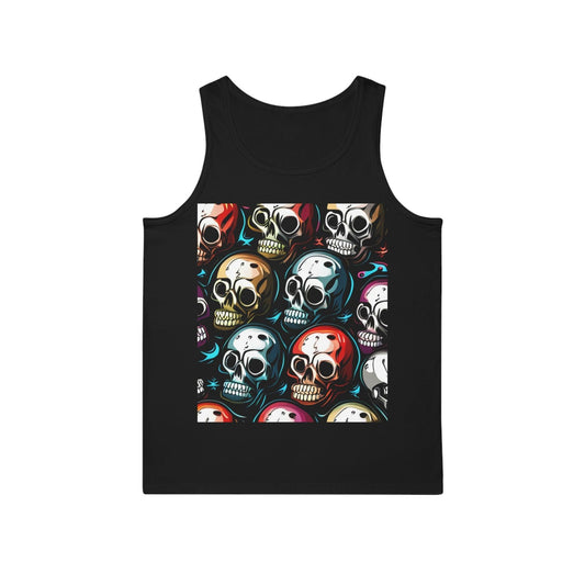 Death Metal Skulls Unisex Softstyle™ Tank Top - Lizard Vigilante