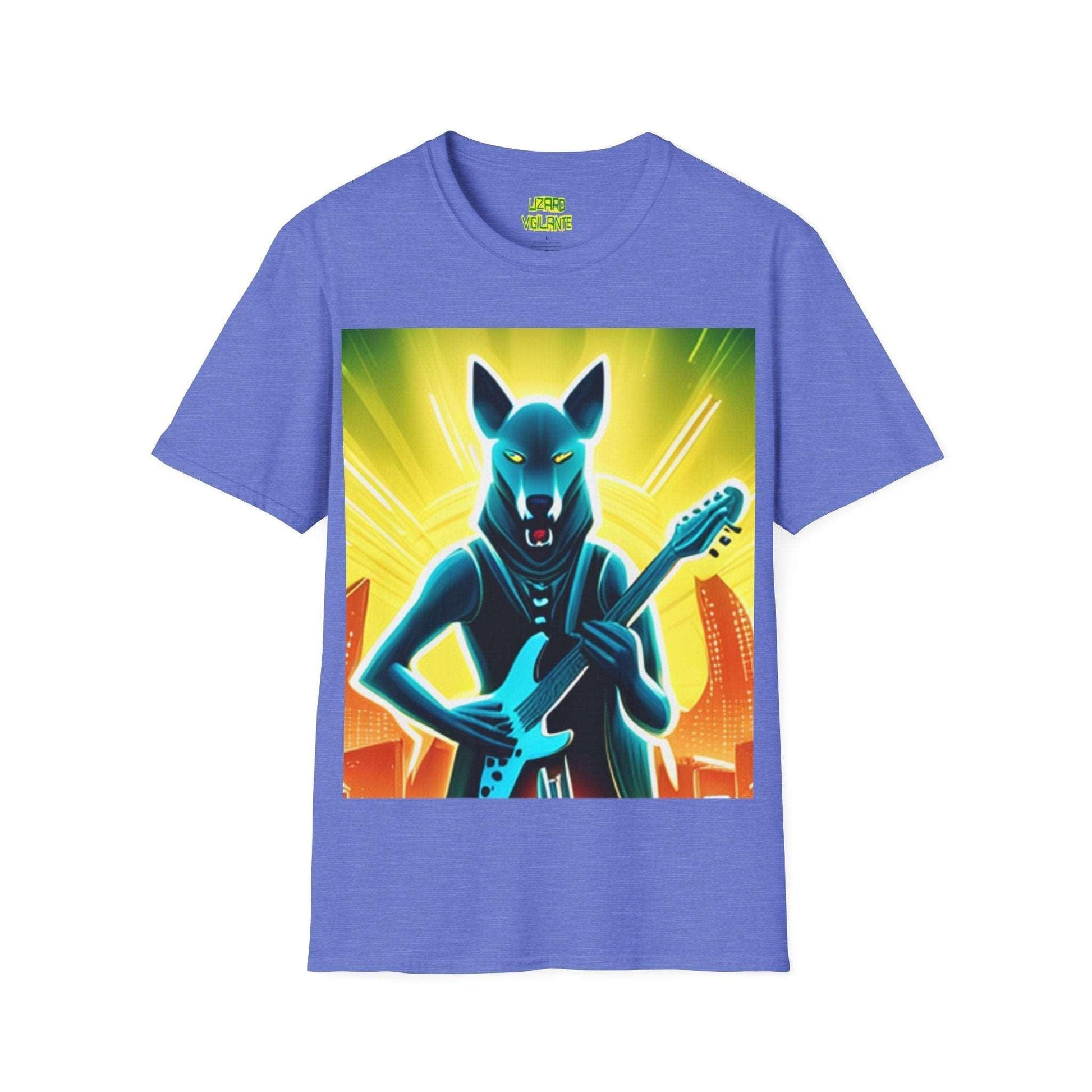 7-String Dog Unisex Softstyle T-Shirt - Lizard Vigilante