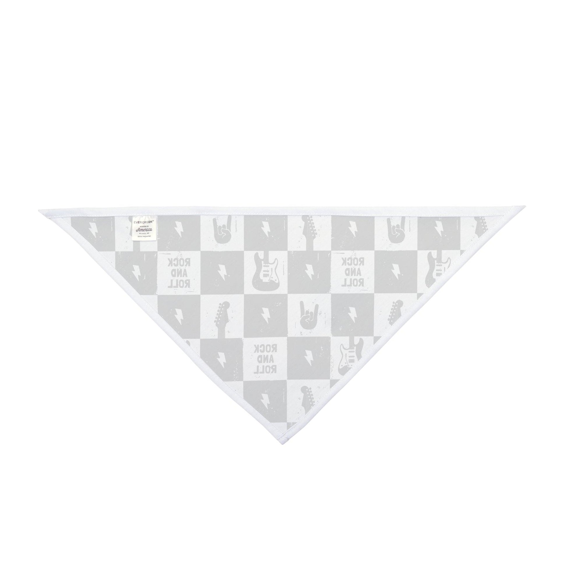 Rock and Roll Squares Pet Bandana - Premium Pets from Printify - Just $39.89! Shop now at Lizard Vigilante