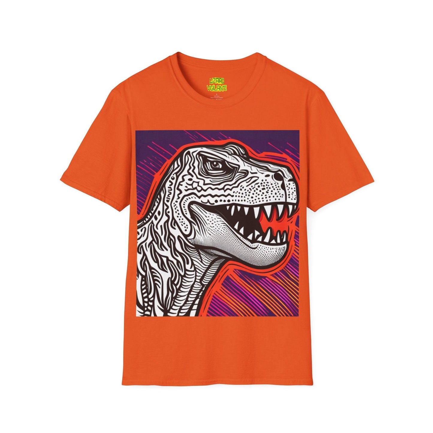 DinoGraphic Unisex Softstyle T-Shirt - Lizard Vigilante