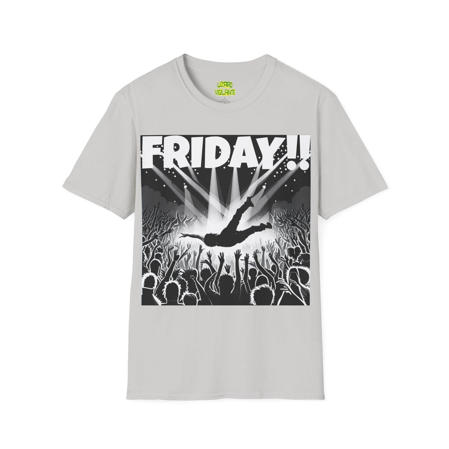 FRIDAY!! Unisex Softstyle T-Shirt in COLORS - Lizard Vigilante