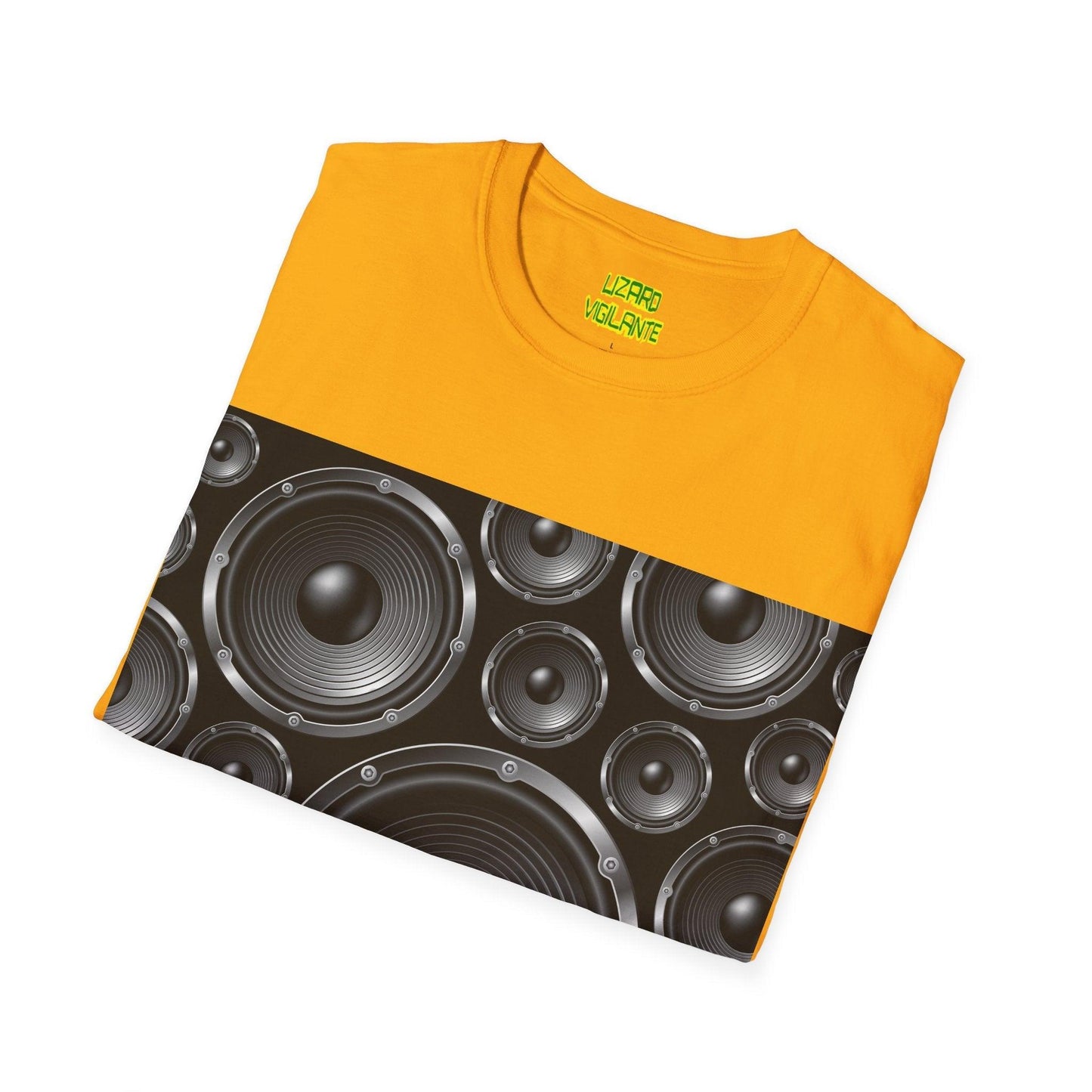 Bluetooth Speakers Unisex Softstyle T-Shirt - Lizard Vigilante