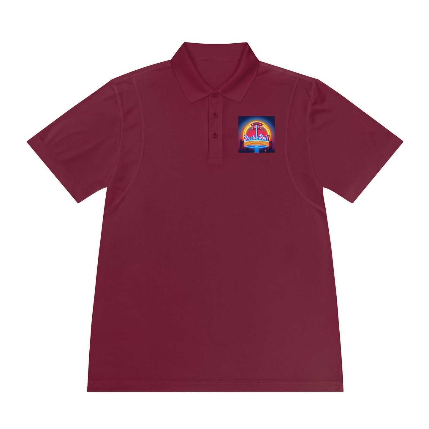 Rock & Roll Diner Men's Sport Polo Shirt - Lizard Vigilante