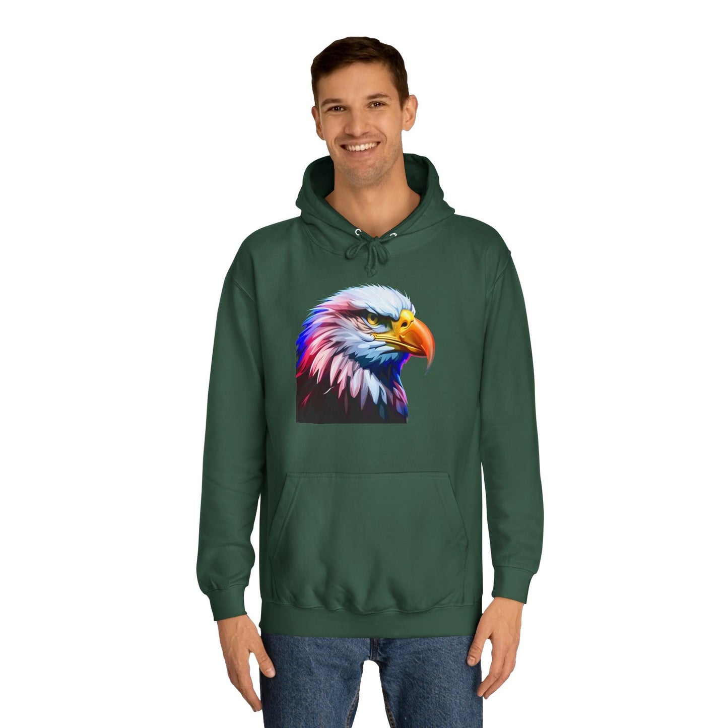 American Profile Unisex College Hoodie - Lizard Vigilante