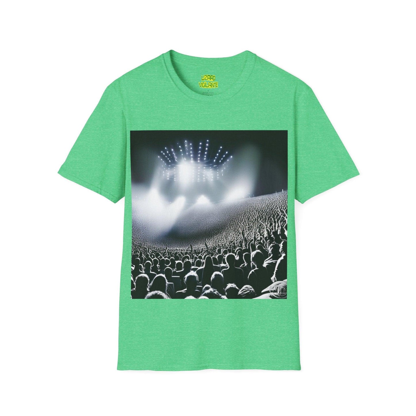 Rock Concert Unisex Softstyle T-Shirt - Lizard Vigilante