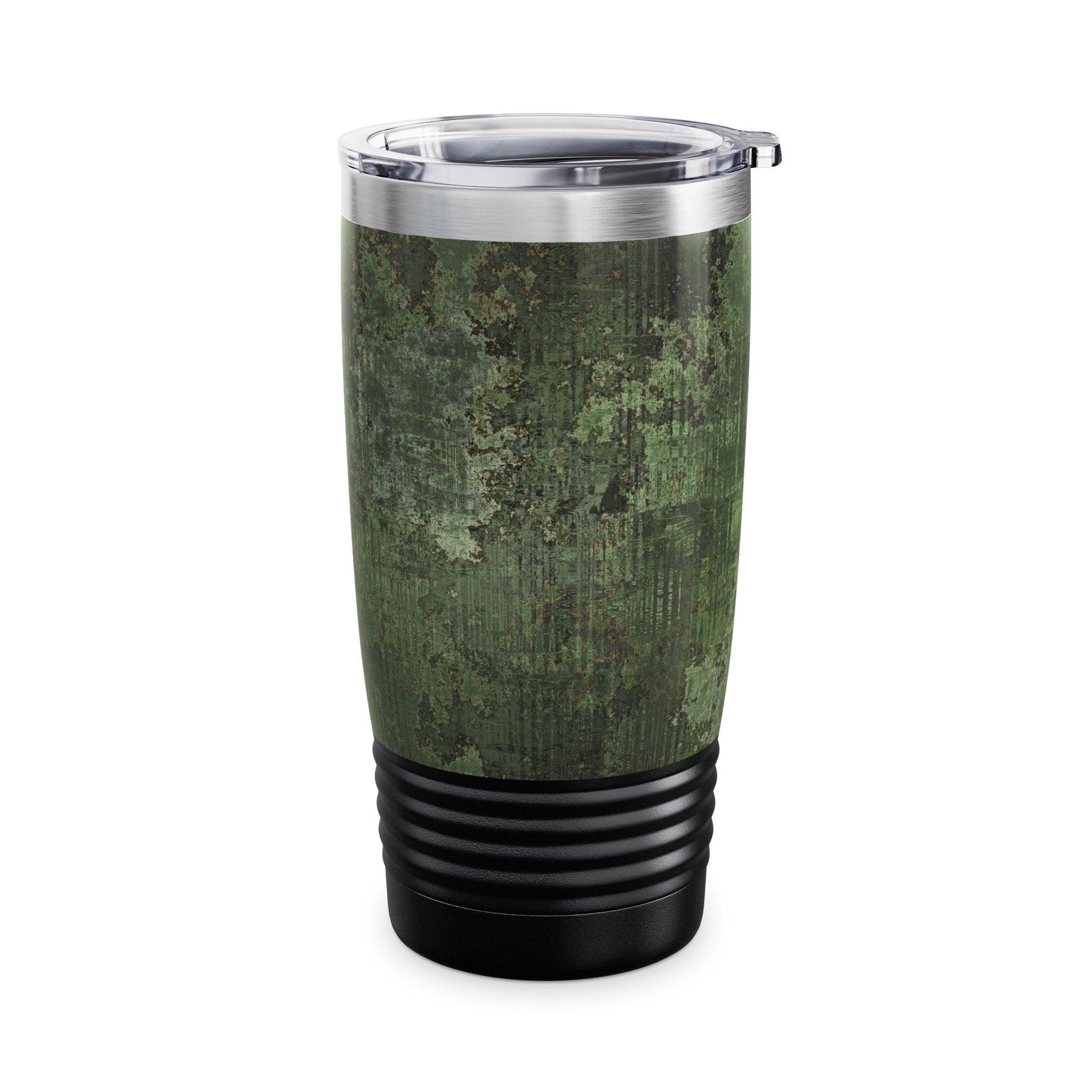 Dirty Green Camo Army Ringneck Tumbler, 20oz - Lizard Vigilante