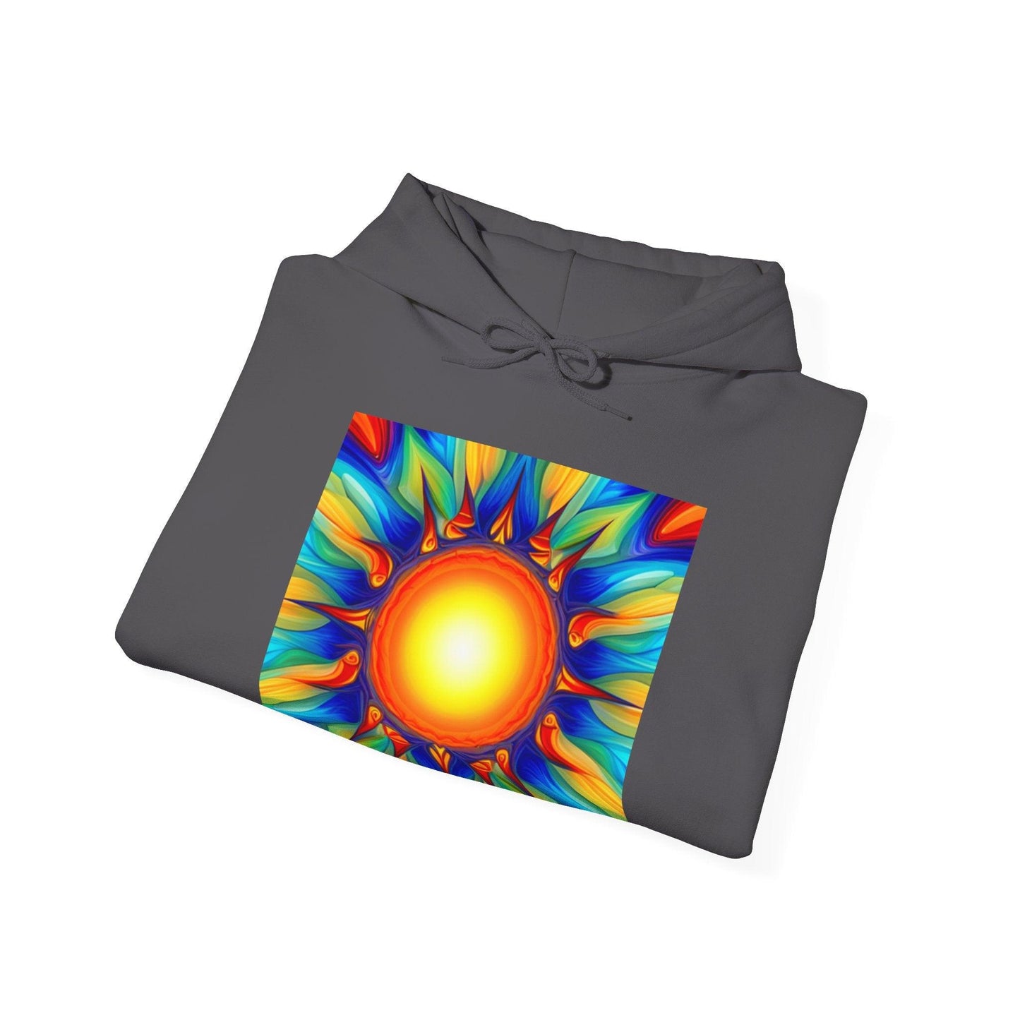 Psychedelic Sun Unisex Heavy Blend™ Hooded Sweatshirt - Lizard Vigilante