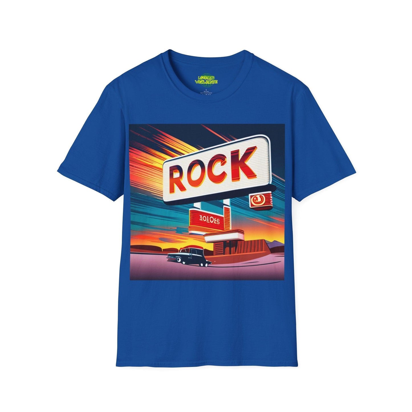 Rock Station Unisex Softstyle T-Shirt - Lizard Vigilante