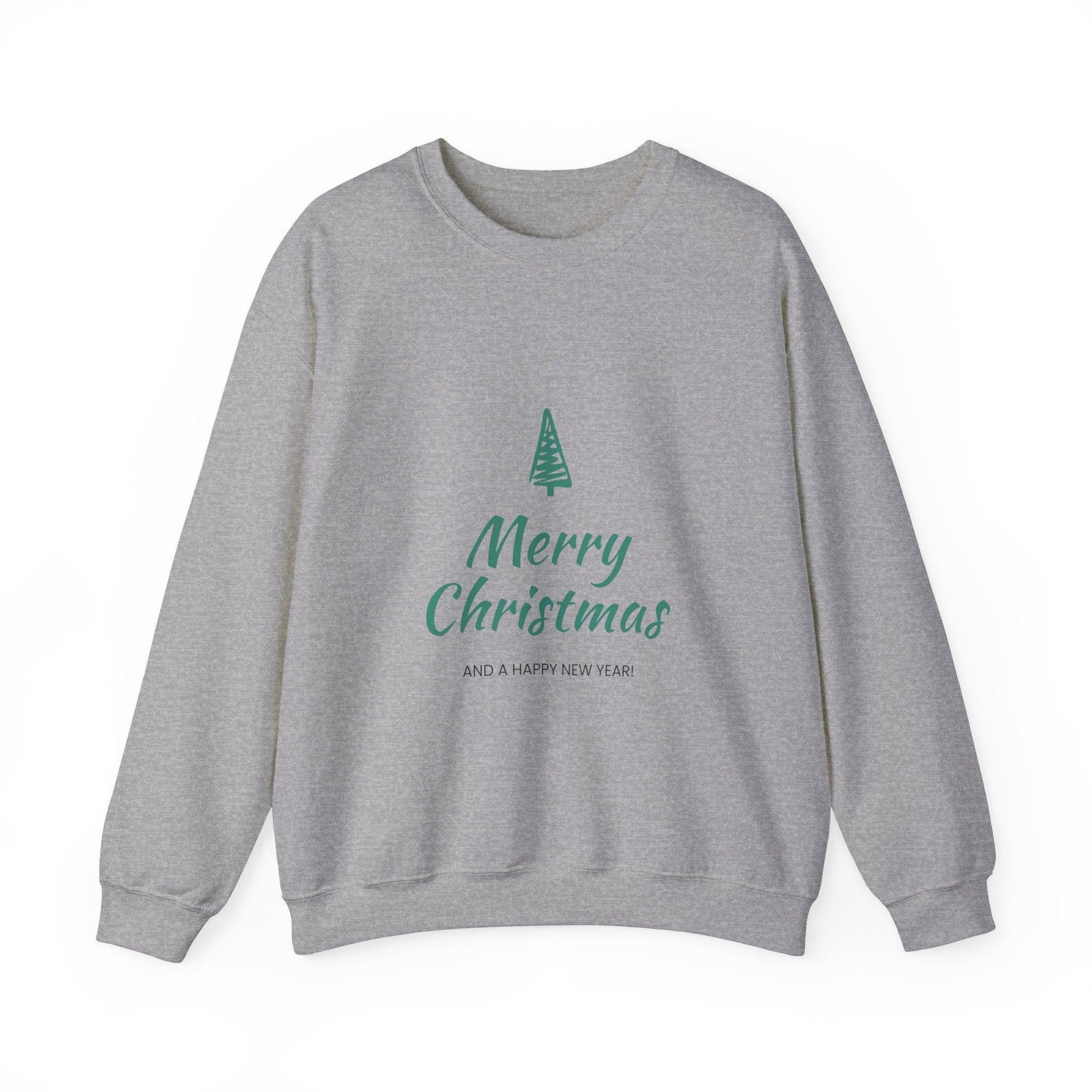 Merry Christmas and a Happy New Year Unisex Heavy Blend™ Crewneck Sweatshirt - Lizard Vigilante