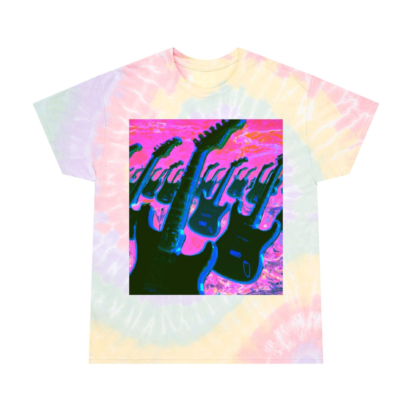 Beach Attack Tie-Dye Tee, Spiral - Lizard Vigilante