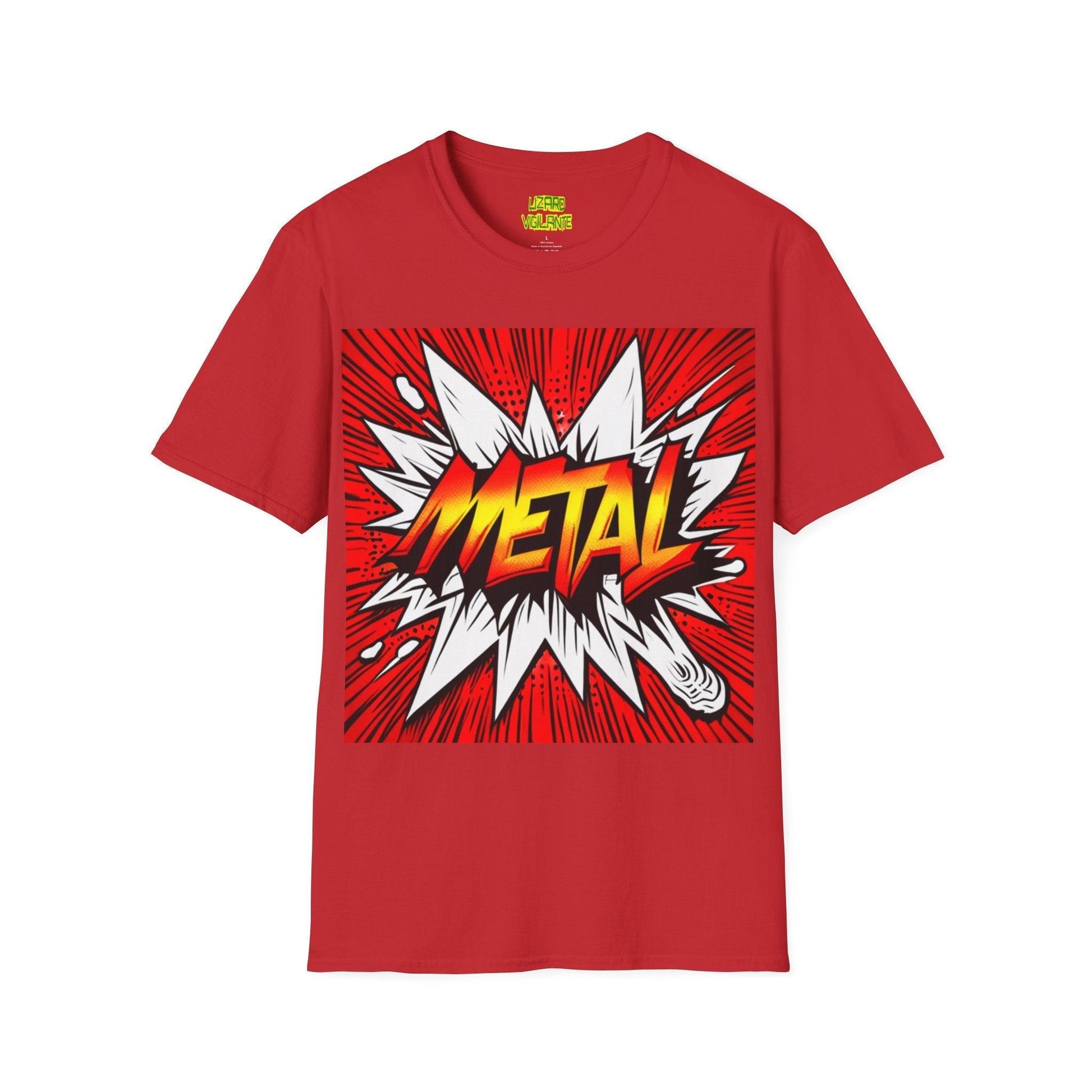 METAL KAPOW Unisex Softstyle T-Shirt - Lizard Vigilante