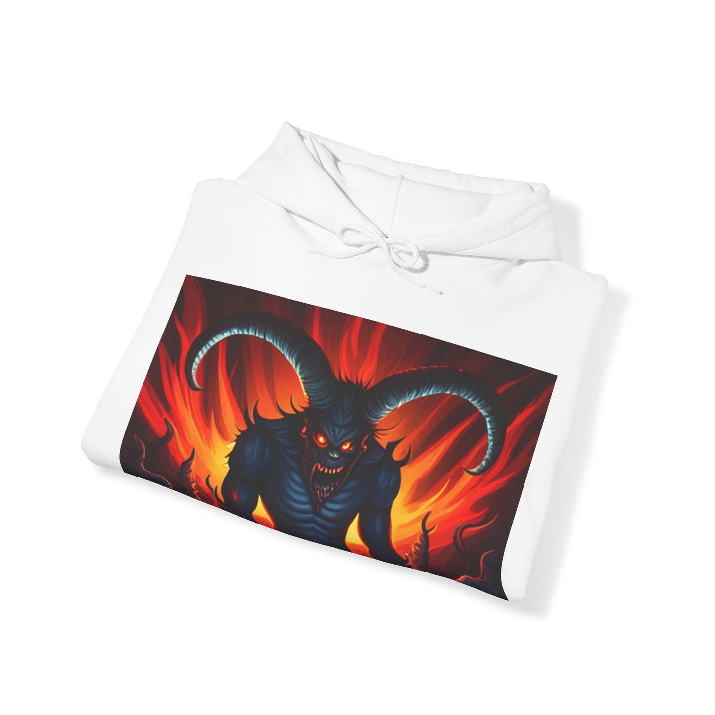 Horny Devil Unisex Heavy Blend™ Hooded Sweatshirt - Lizard Vigilante