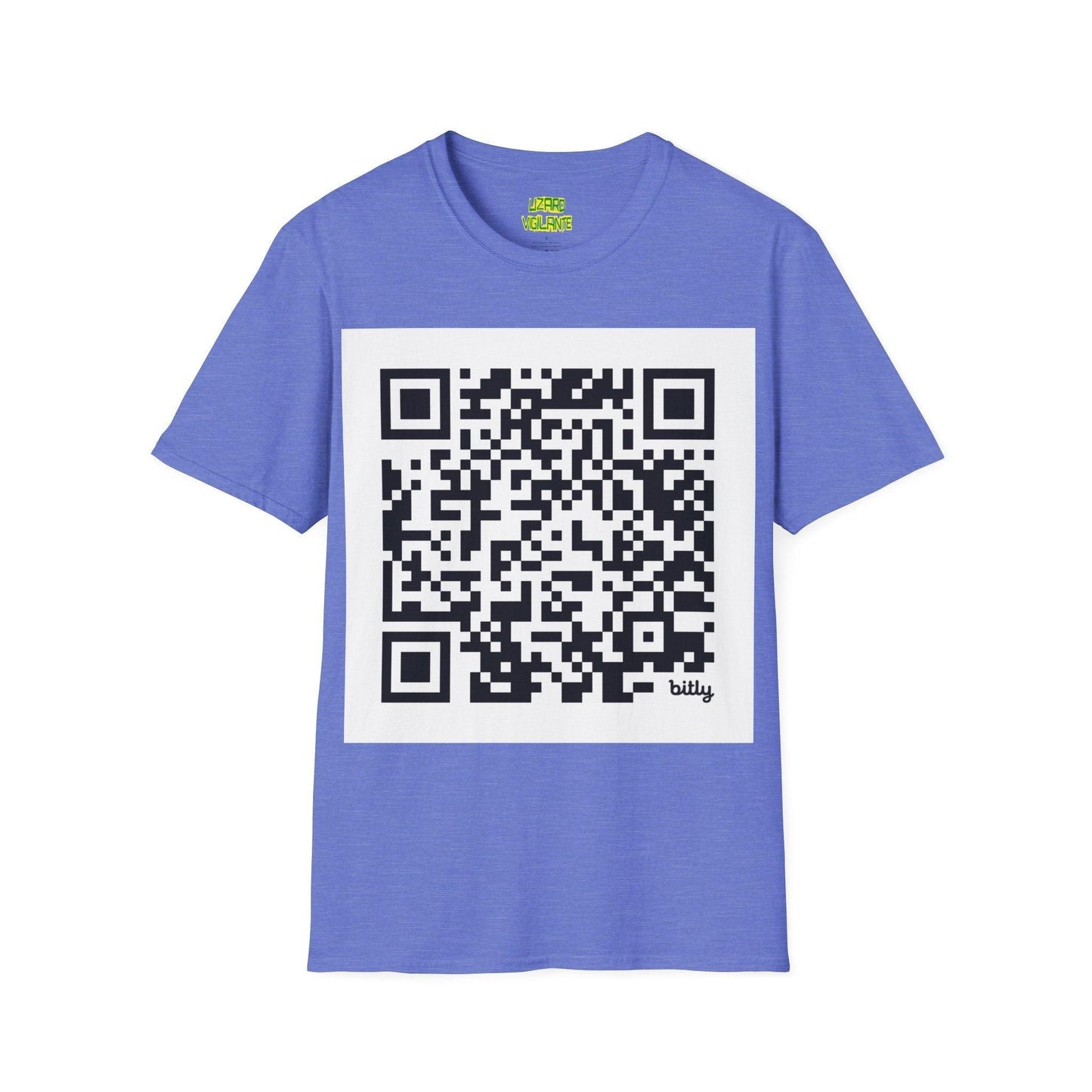 Lizard Vigilante QR Code Unisex Softstyle T-Shirt - Lizard Vigilante