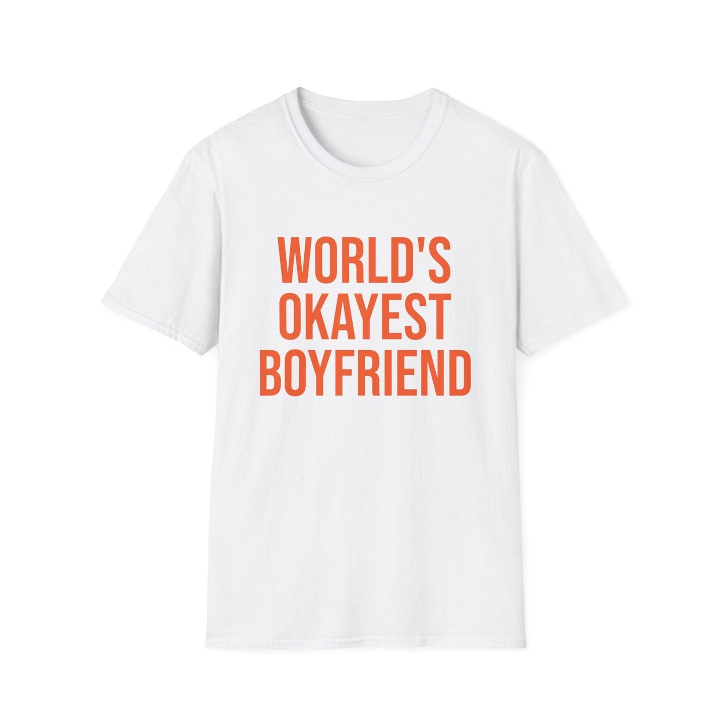 World's Okayest Boyfriend Unisex Softstyle T-Shirt - Lizard Vigilante