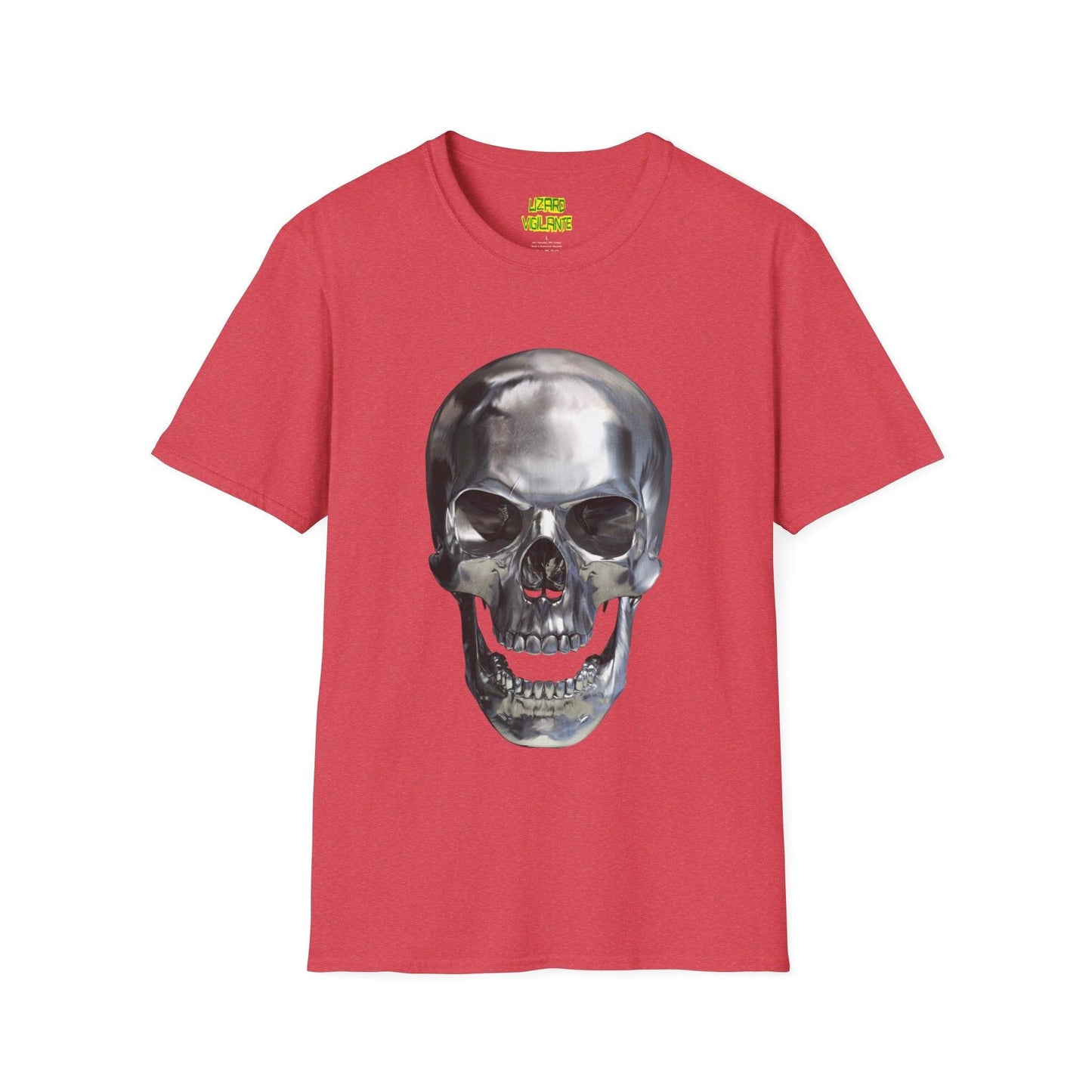 Shining Skull Unisex Softstyle T-Shirt - Lizard Vigilante