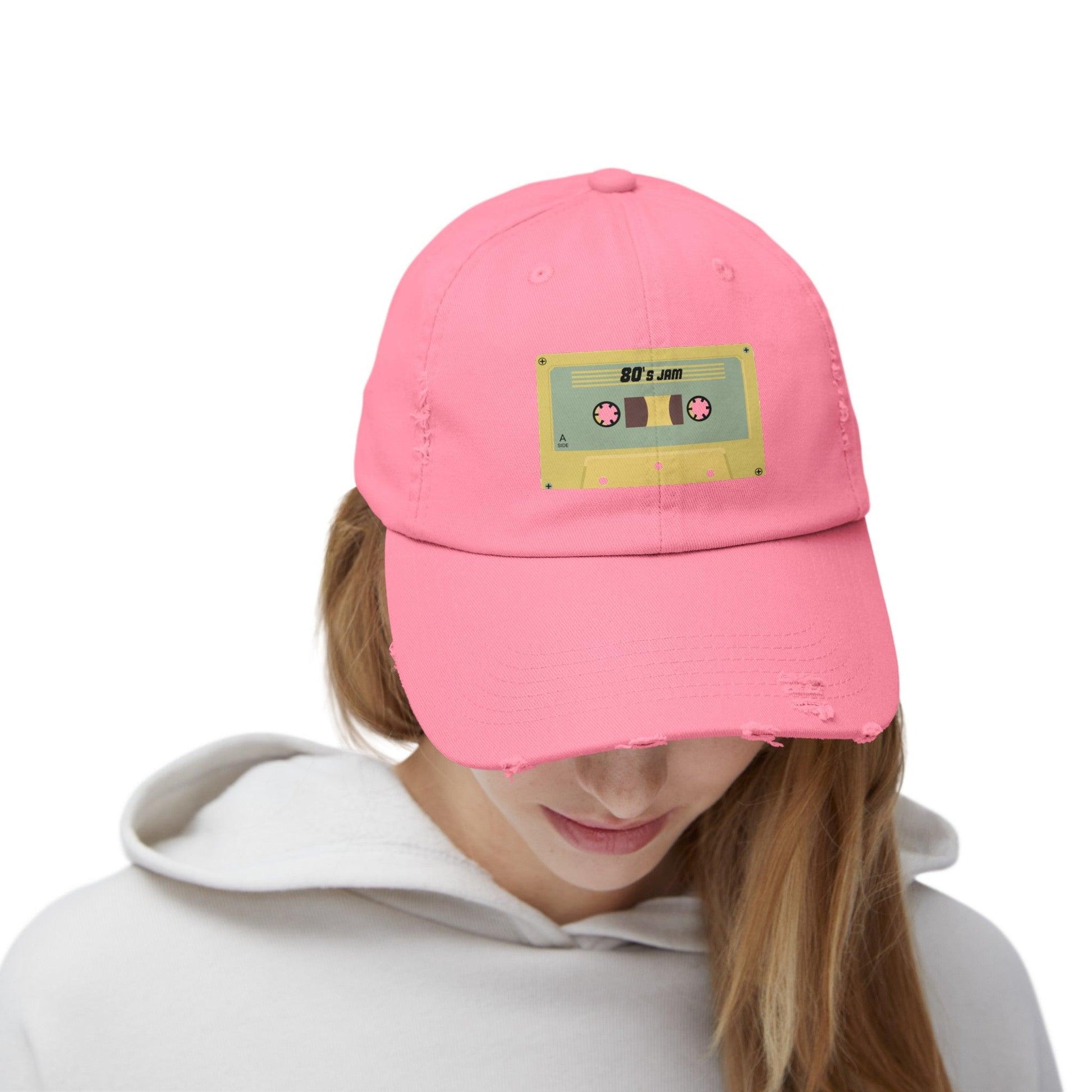 80s Jam Tape Unisex Distressed Cap - Lizard Vigilante