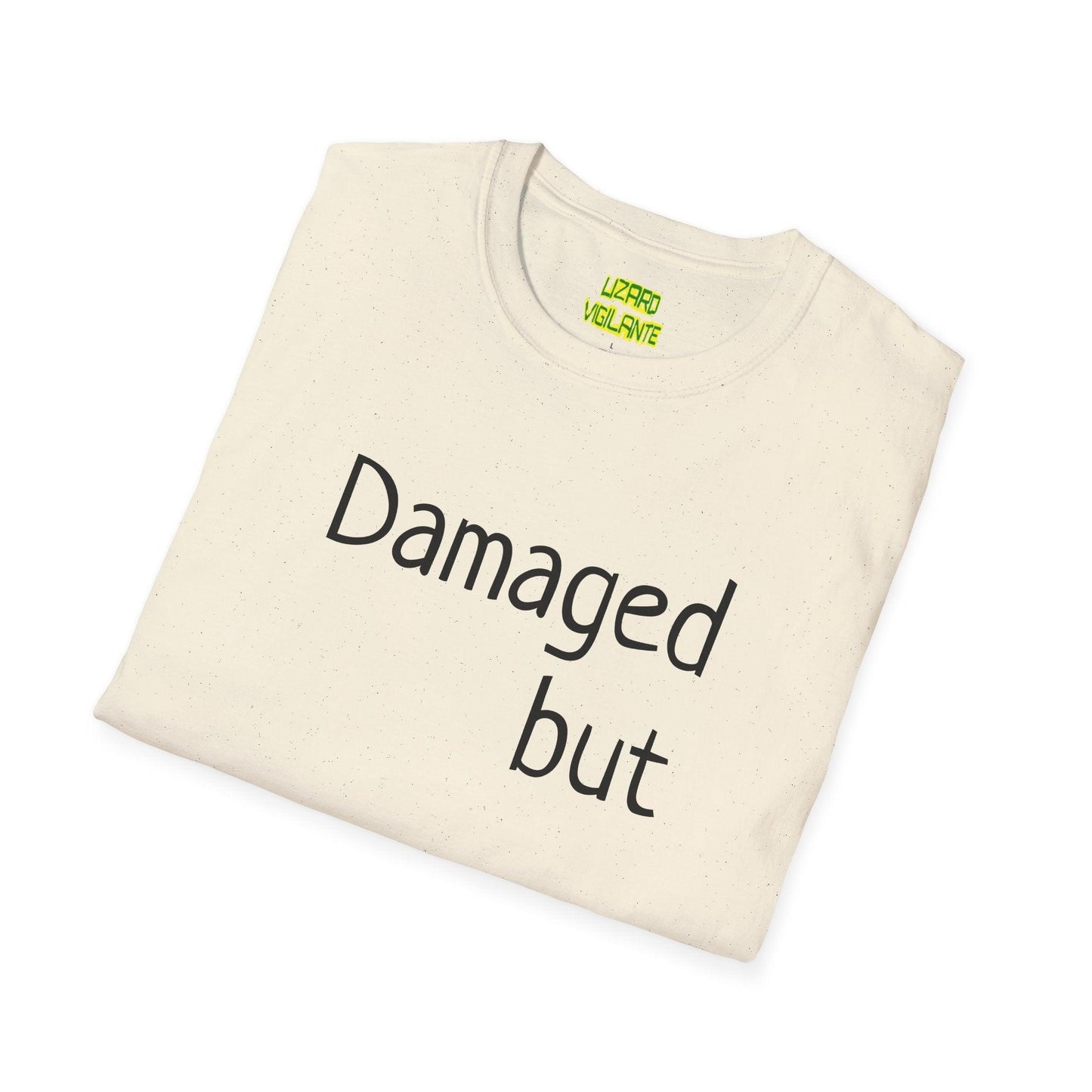 Damaged but doable. Unisex Softstyle T-Shirt - Lizard Vigilante