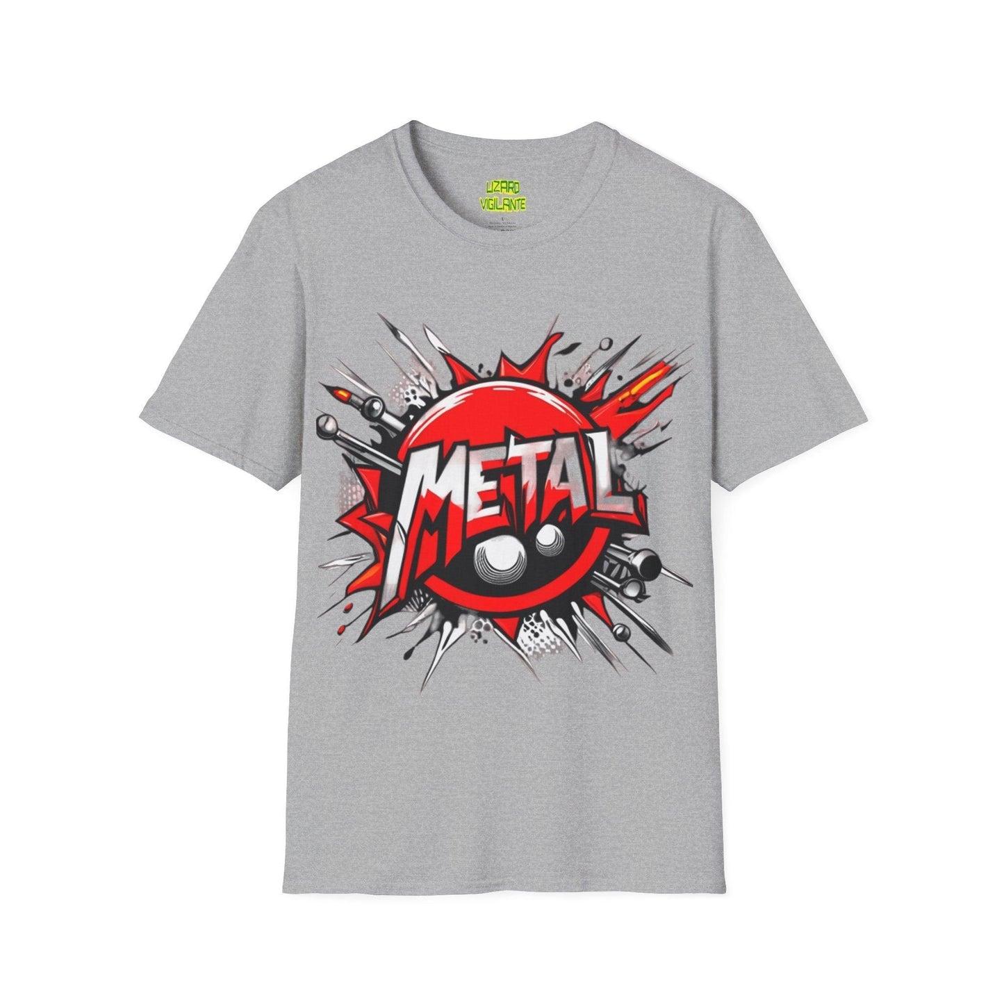 Metal Balls Unisex Softstyle T-Shirt - Lizard Vigilante