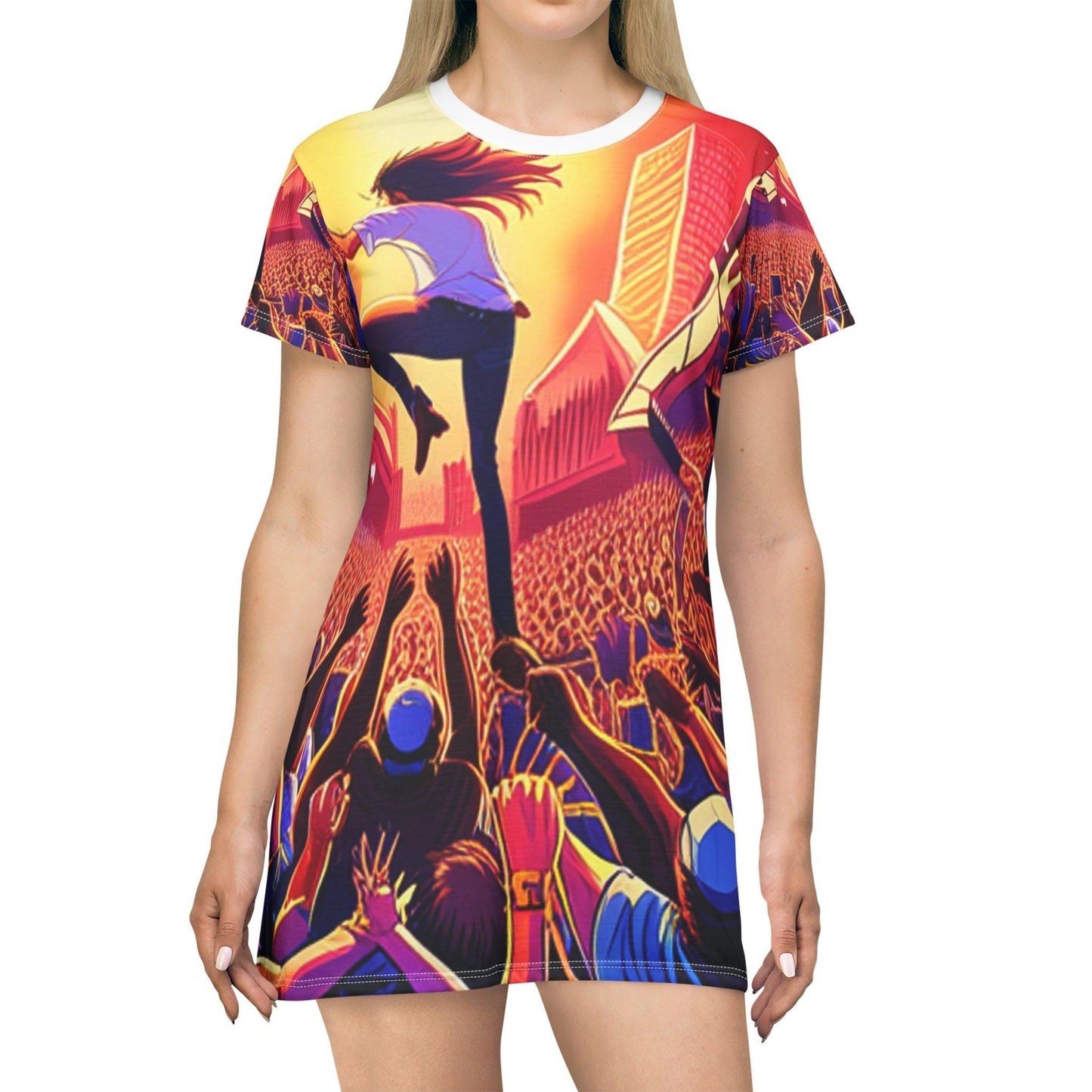 Festival T-Shirt Dress - Lizard Vigilante