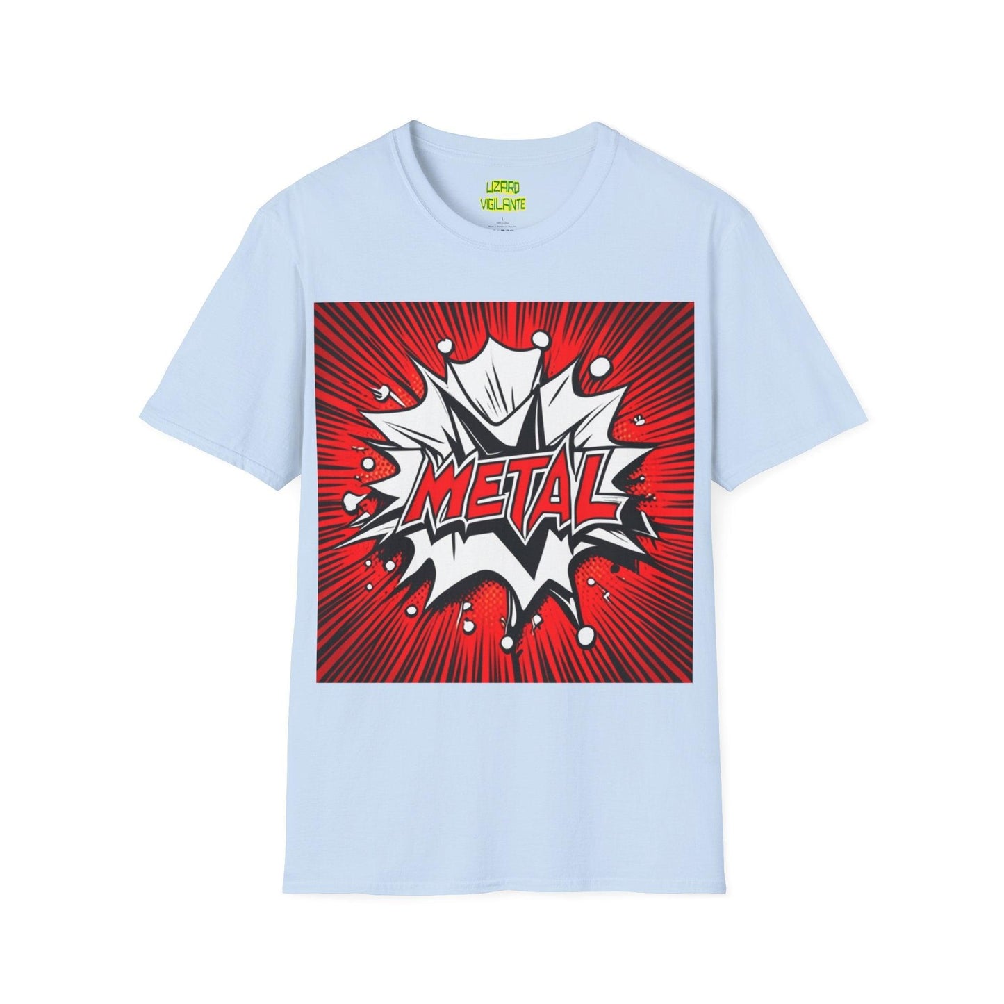 METAL Cartoon Blaster Unisex Softstyle T-Shirt - Lizard Vigilante