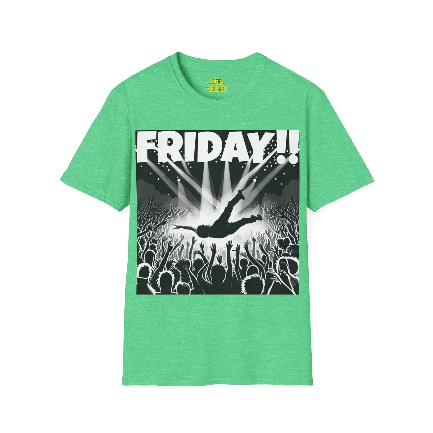 FRIDAY!! Unisex Softstyle T-Shirt in COLORS - Lizard Vigilante