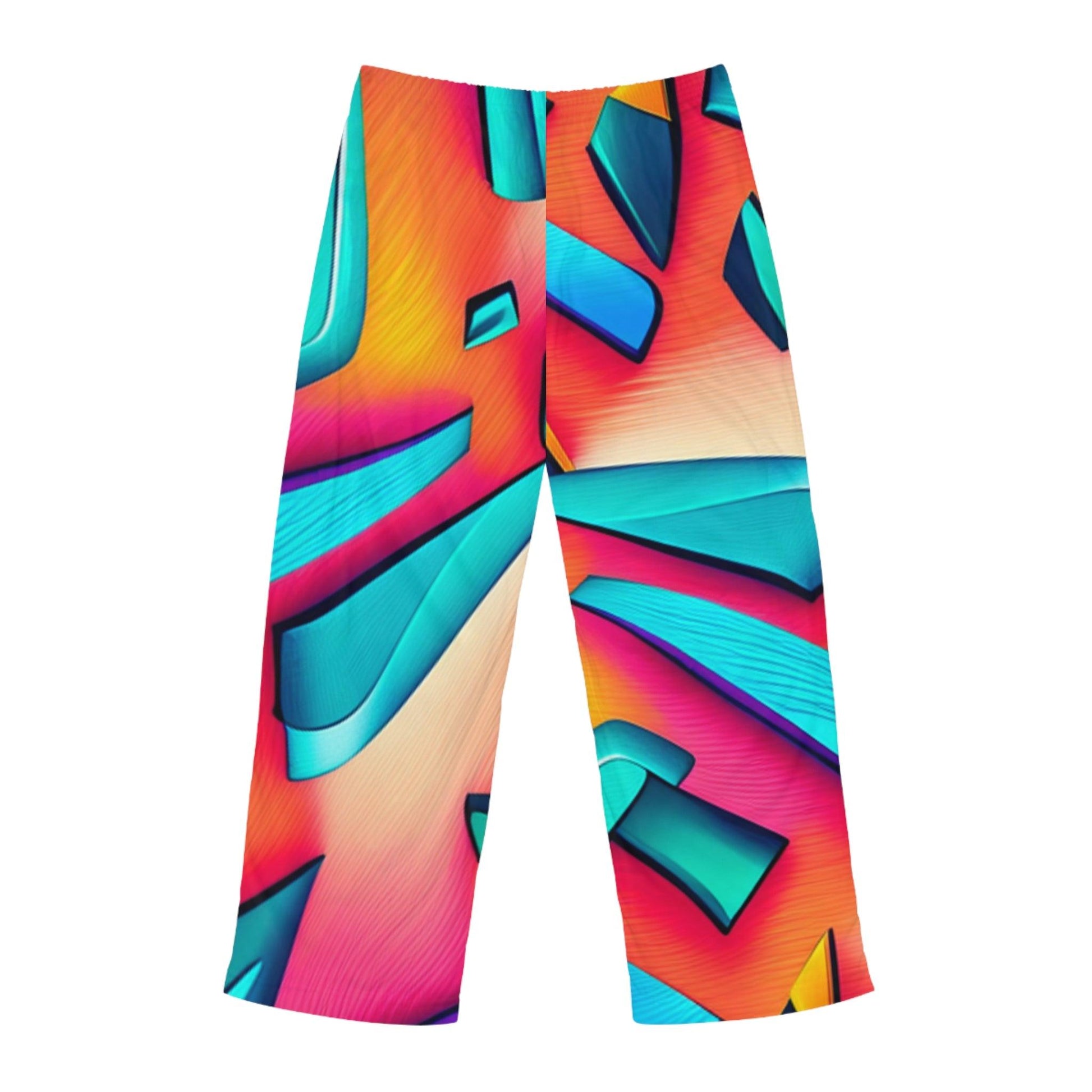 Geom Color Men's Pajama Pants - Lizard Vigilante