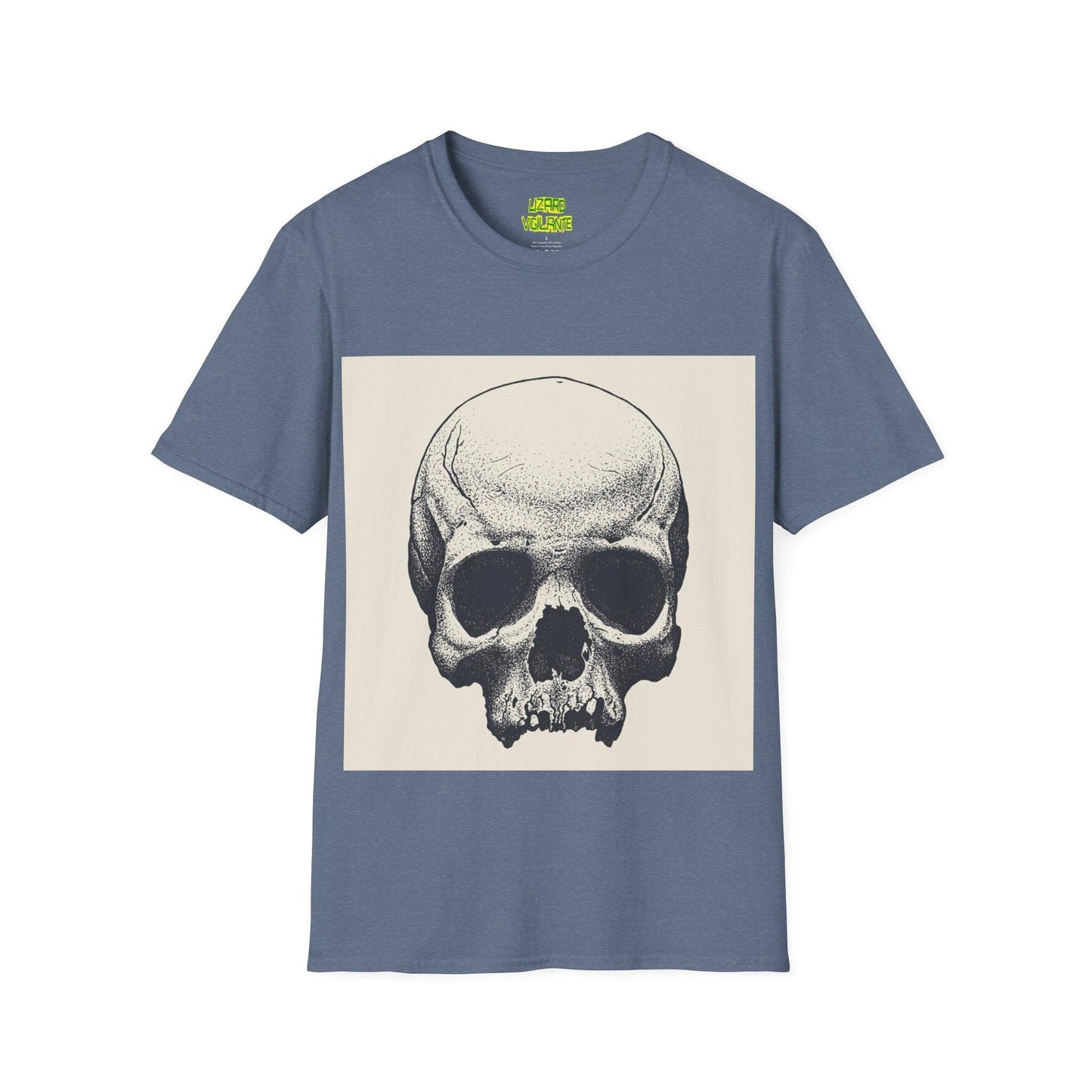 Skull No Jawbone Unisex Softstyle T-Shirt - Lizard Vigilante