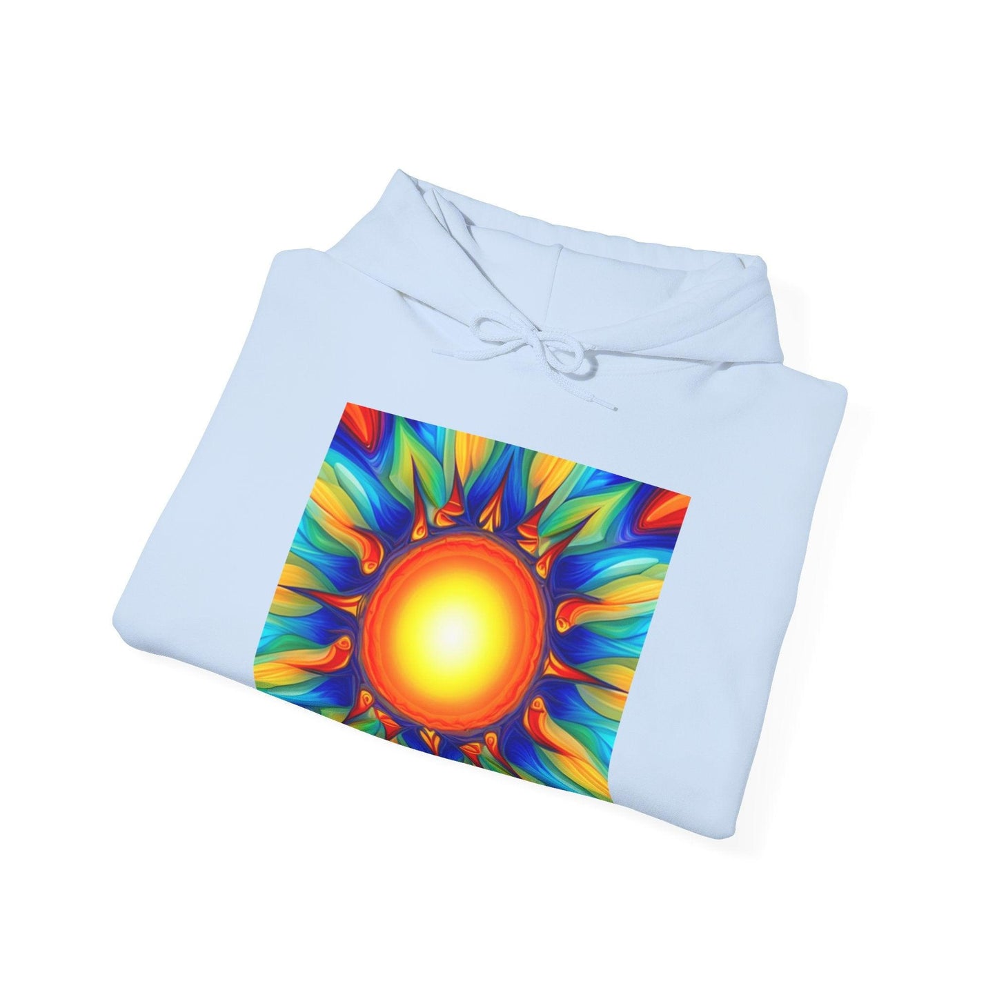 Psychedelic Sun Unisex Heavy Blend™ Hooded Sweatshirt - Lizard Vigilante