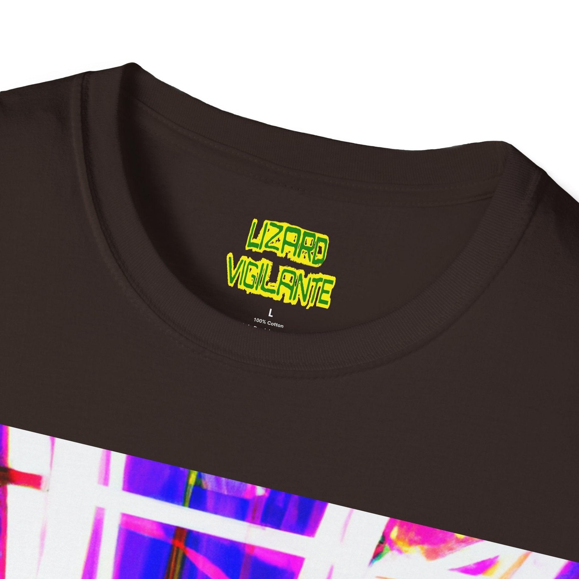 Neon Jail BoomBox Unisex Softstyle T-Shirt - Lizard Vigilante