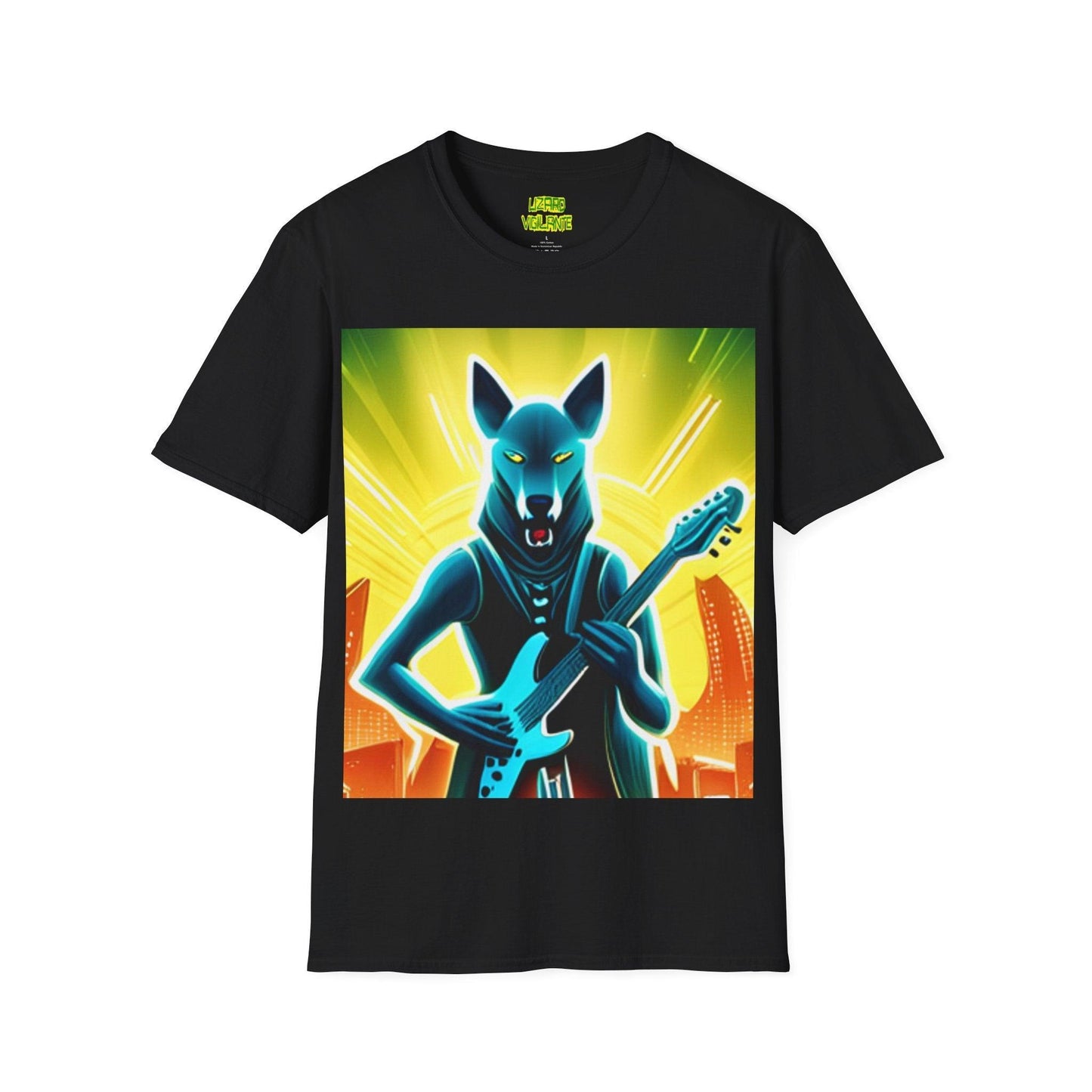 7-String Dog Unisex Softstyle T-Shirt - Lizard Vigilante