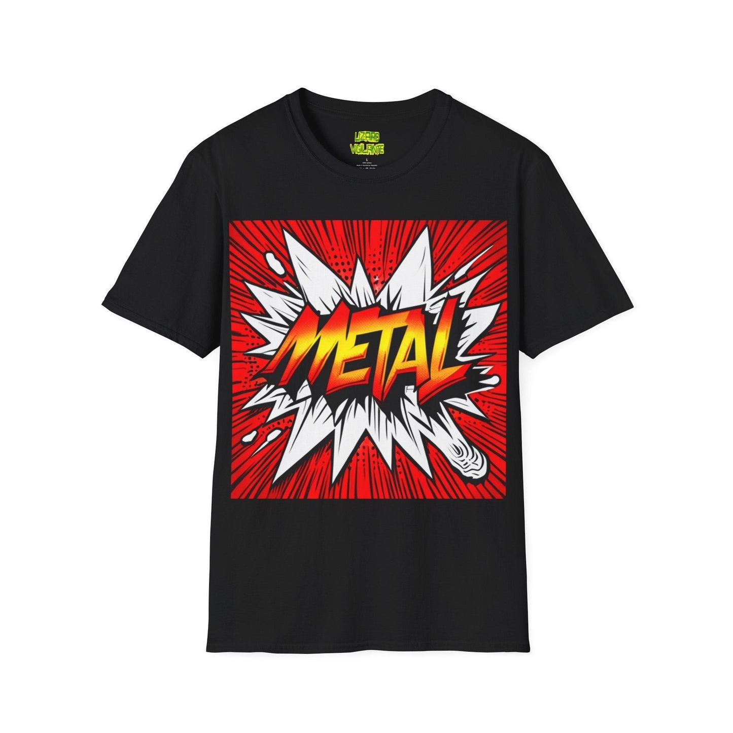 METAL KAPOW Unisex Softstyle T-Shirt - Lizard Vigilante