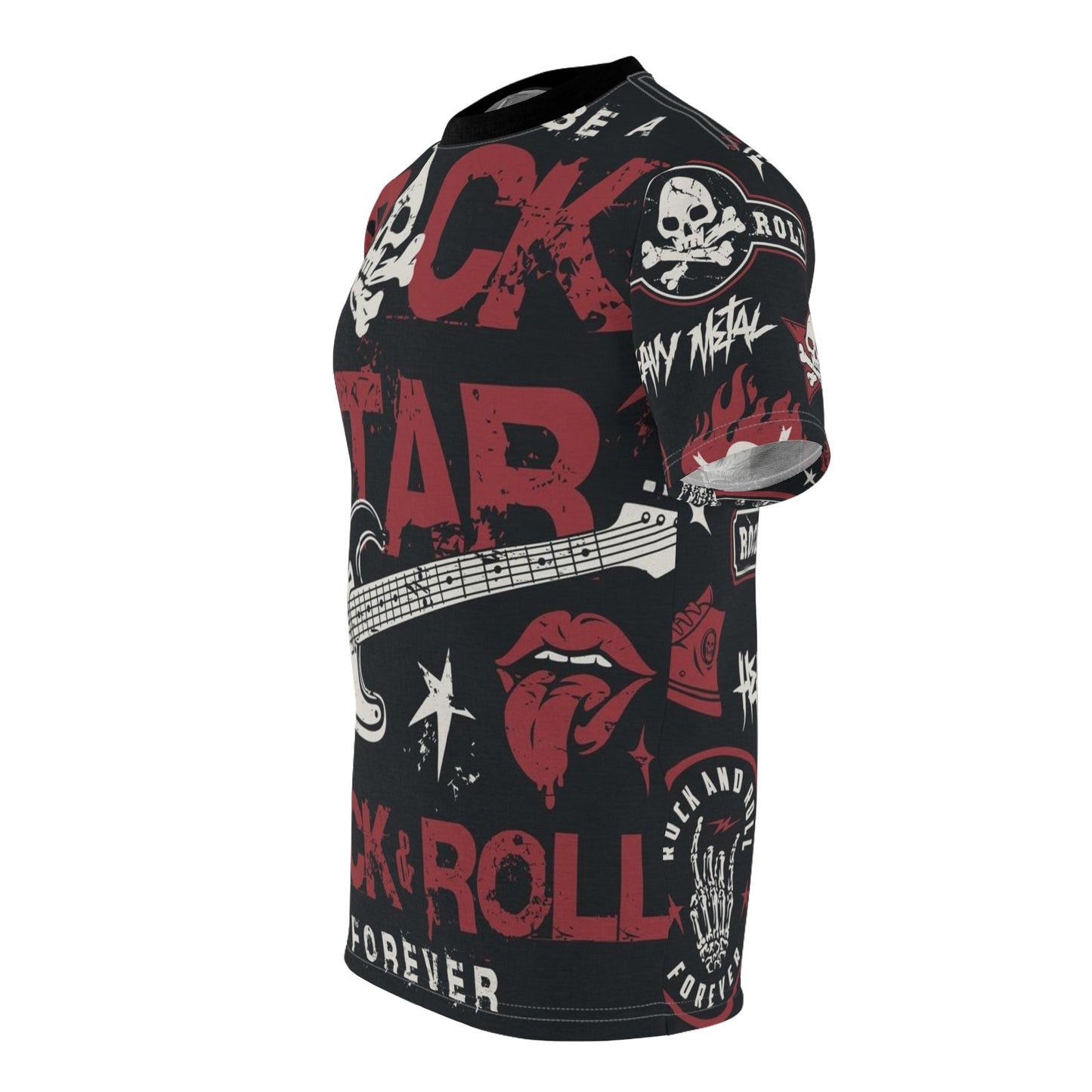 Skull RNR Forever Unisex Cut & Sew Tee (AOP) - Lizard Vigilante