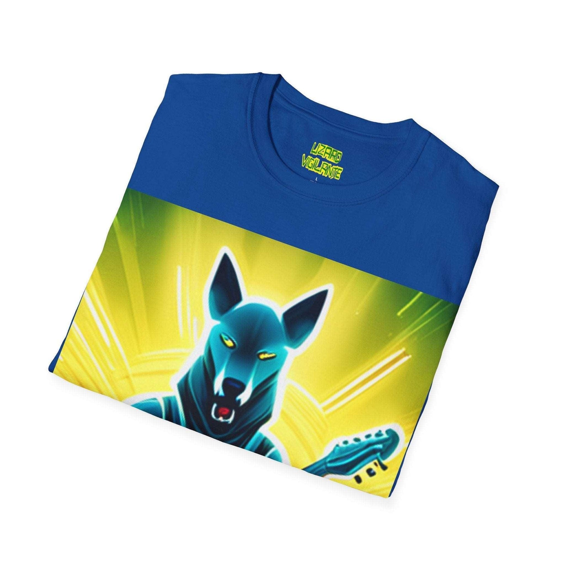 7-String Dog Unisex Softstyle T-Shirt - Lizard Vigilante