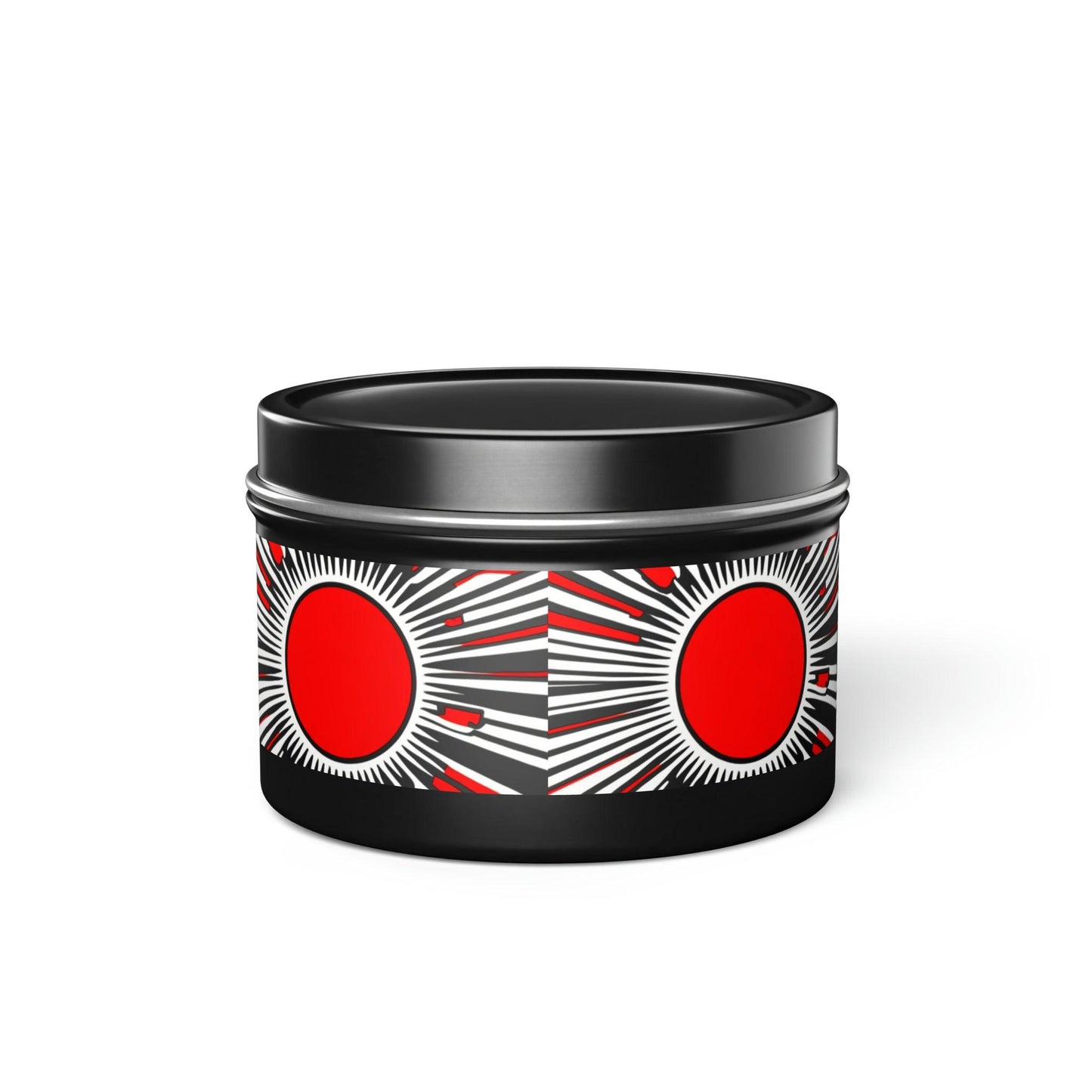 Red Circ Tin Candles - Lizard Vigilante