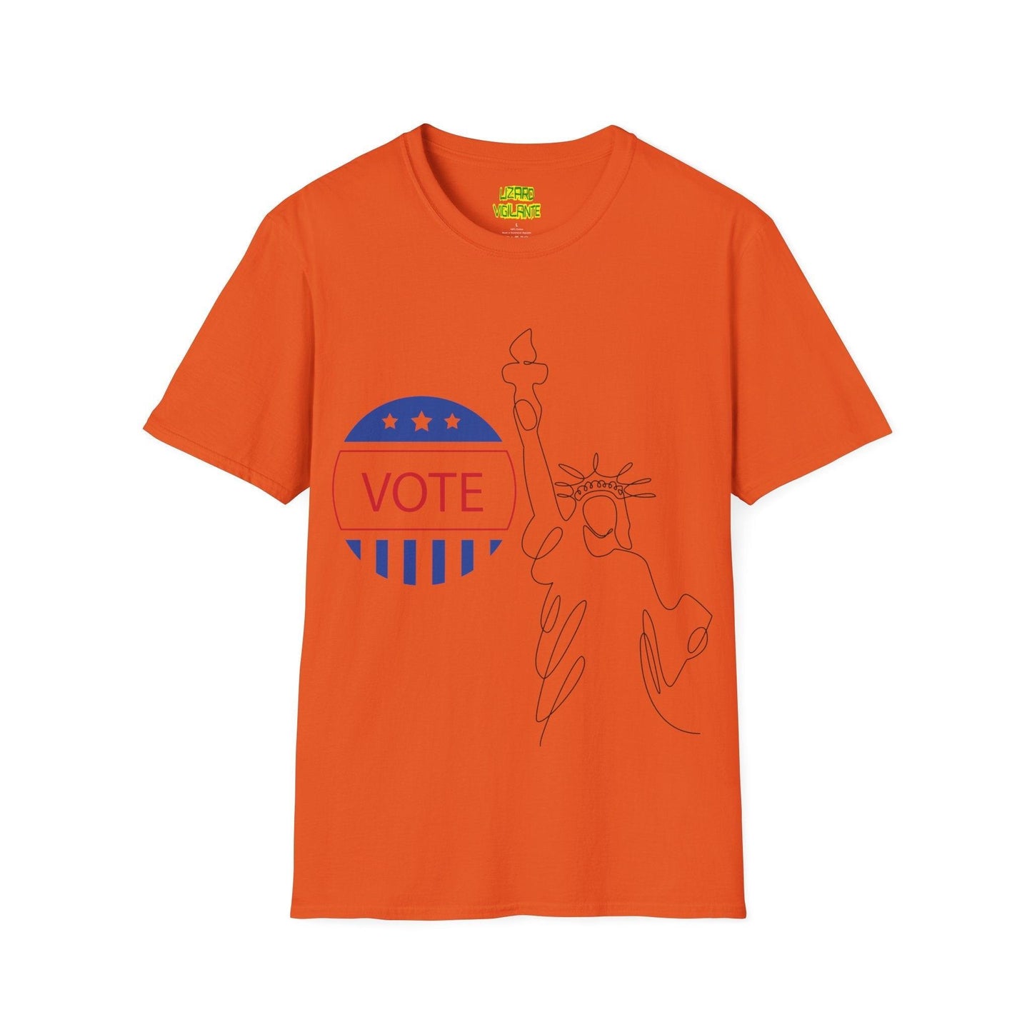 VOTE Liberty Unisex Softstyle T-Shirt - Lizard Vigilante