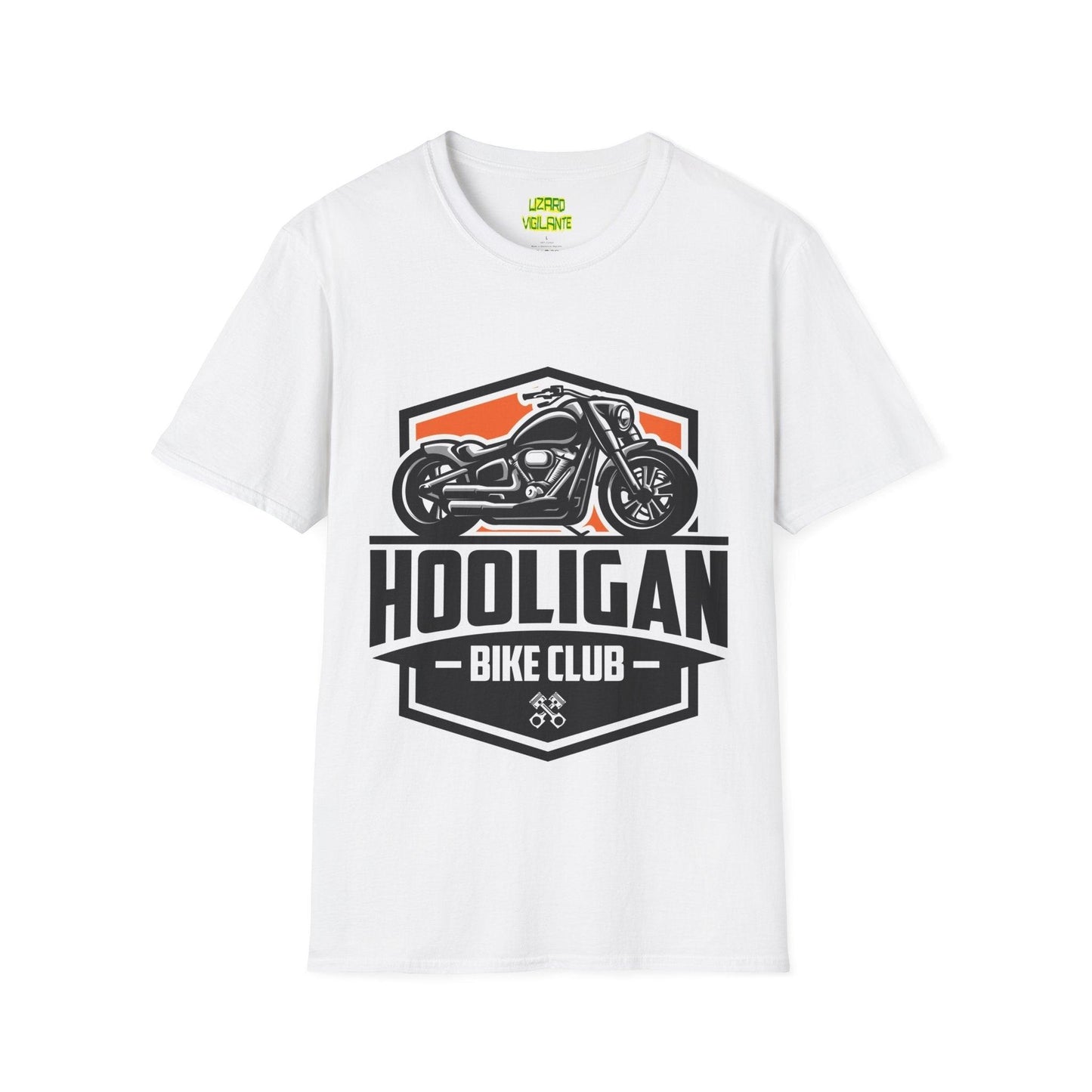 Hooligan Bike Club Unisex Softstyle T-Shirt - Lizard Vigilante