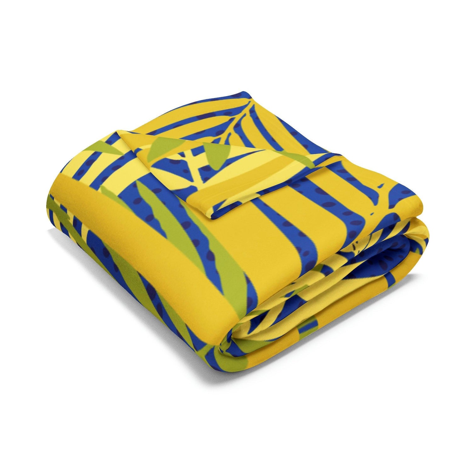 Tropical Arctic Fleece Blanket - Lizard Vigilante