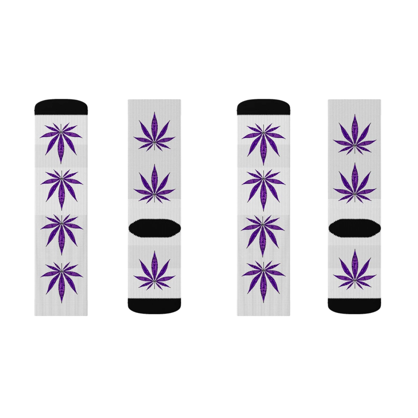 Purple Haze Weed Socks